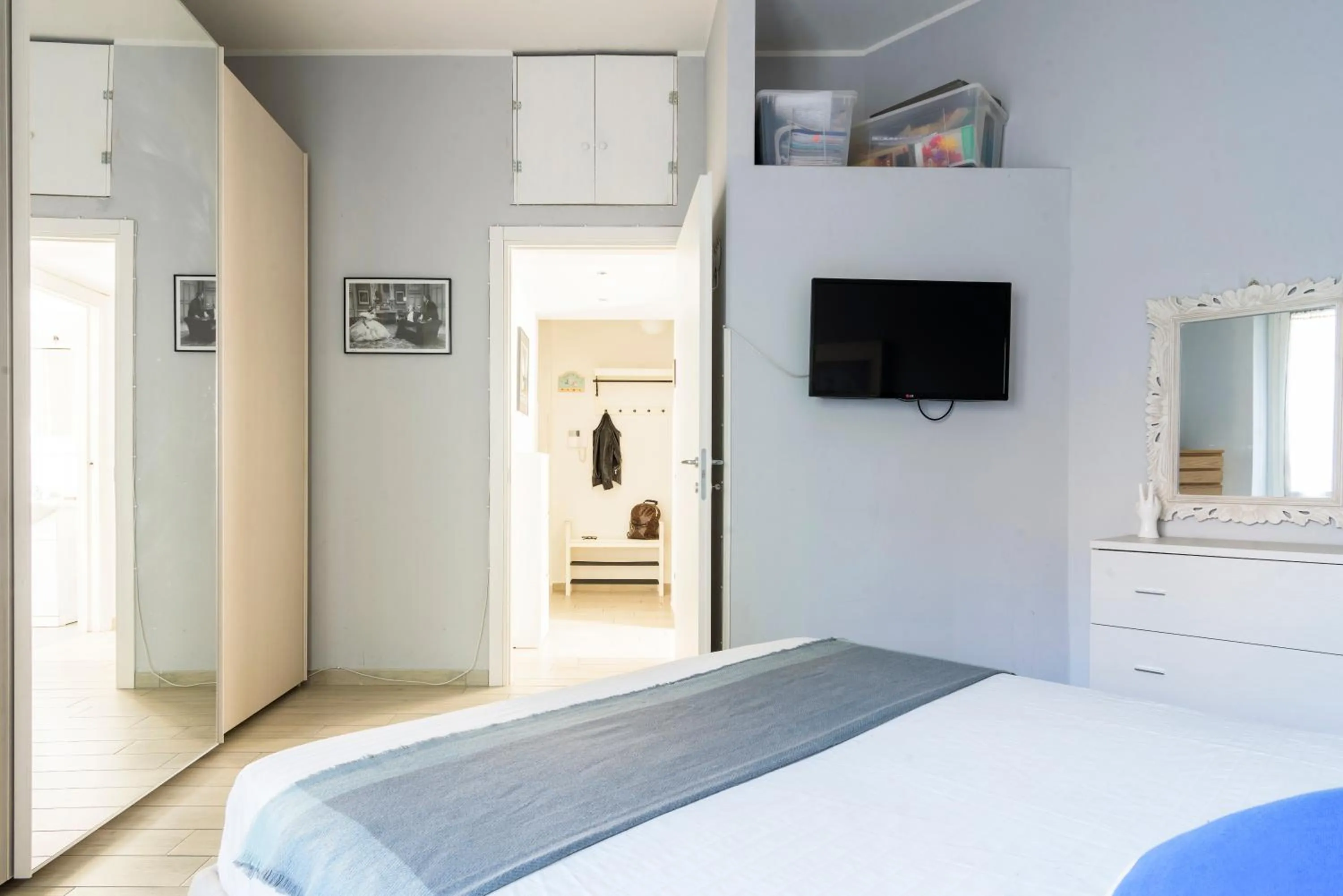 Bed in Pascoli Master Guest apartment