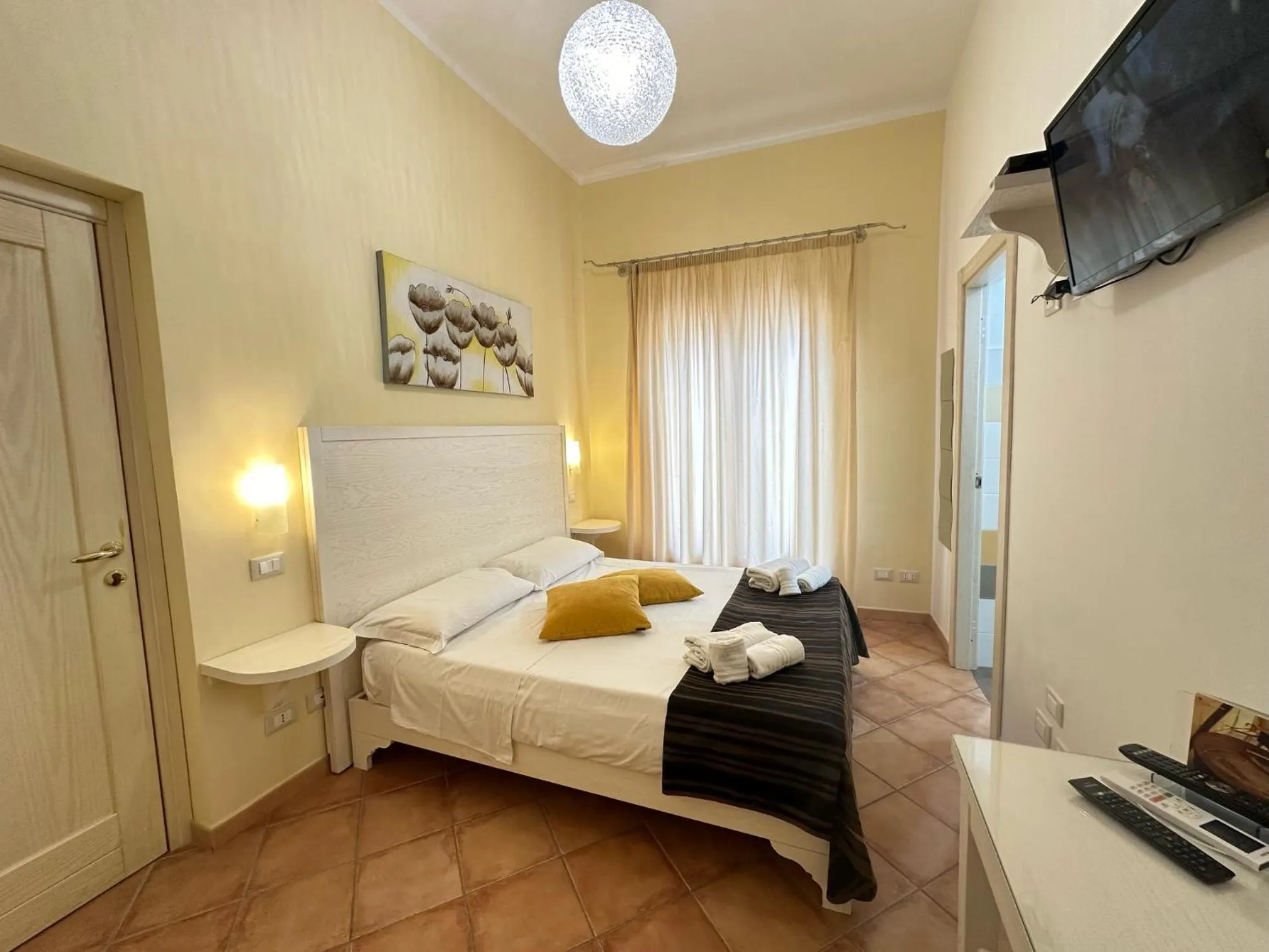 View (from property/room), Bed in Badia Rooms & Breakfast