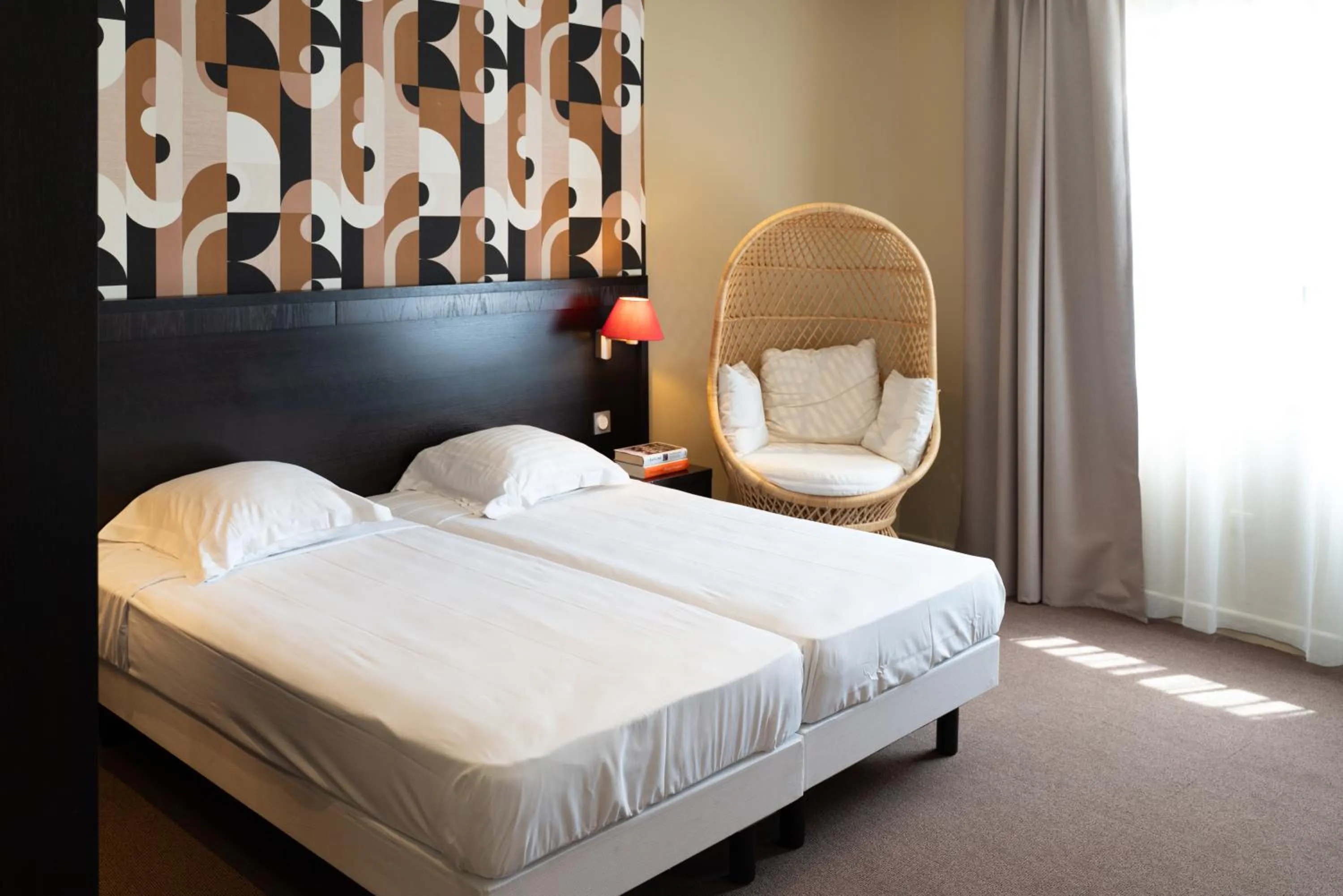 Bed in Hôtel Comté de Nice