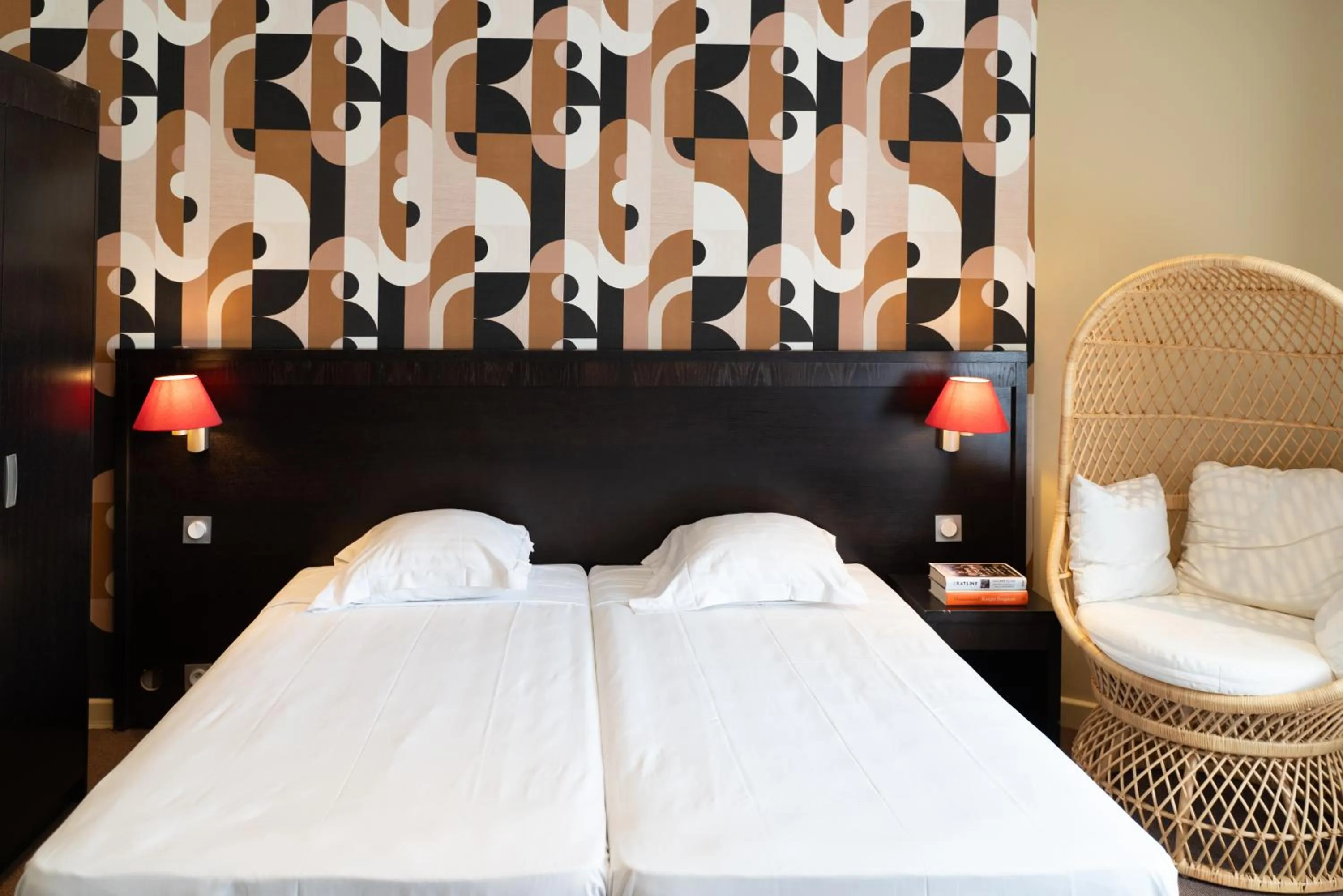 Bed in Hôtel Comté de Nice