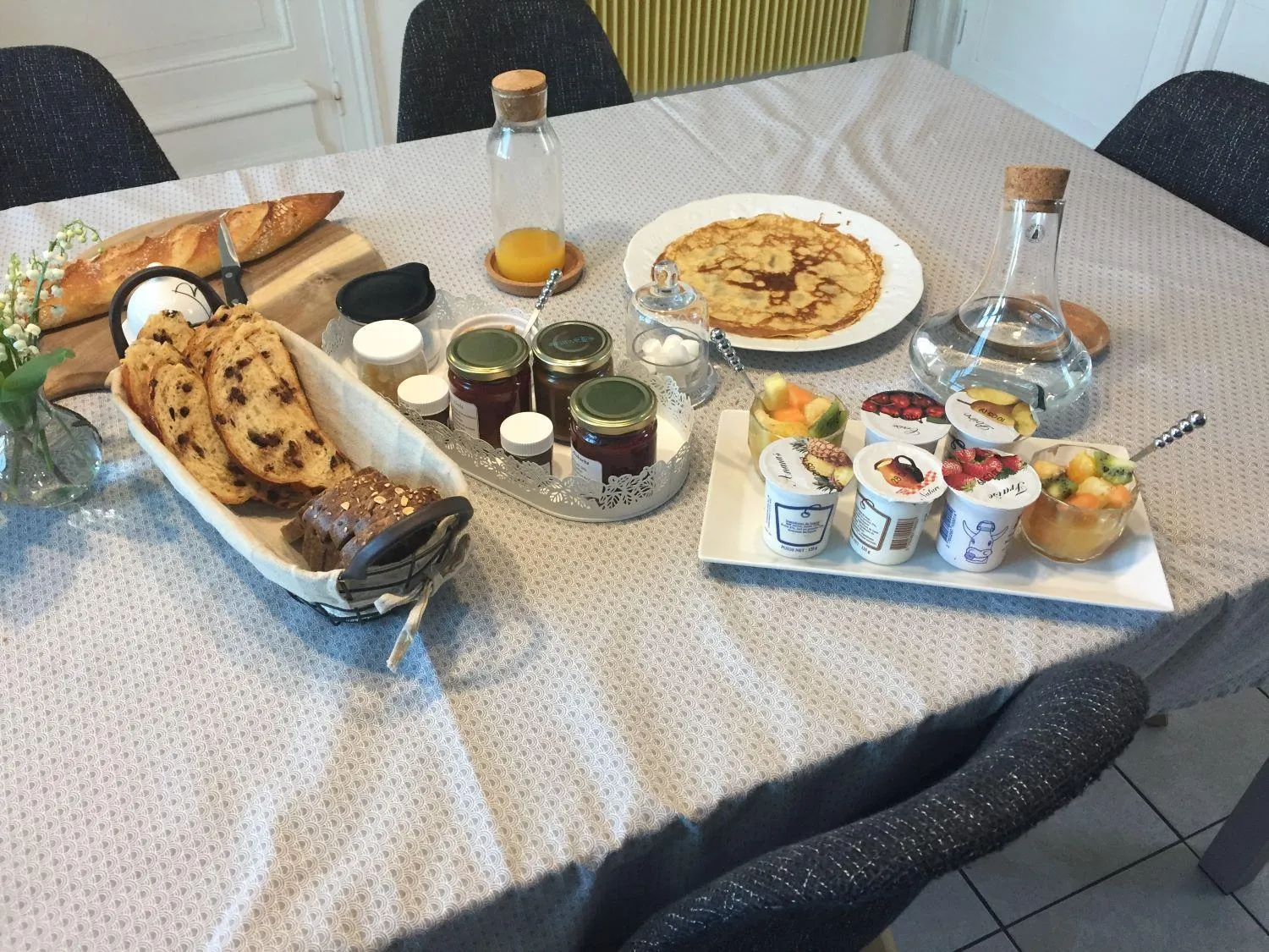 Continental breakfast in LA NIEPPOISE