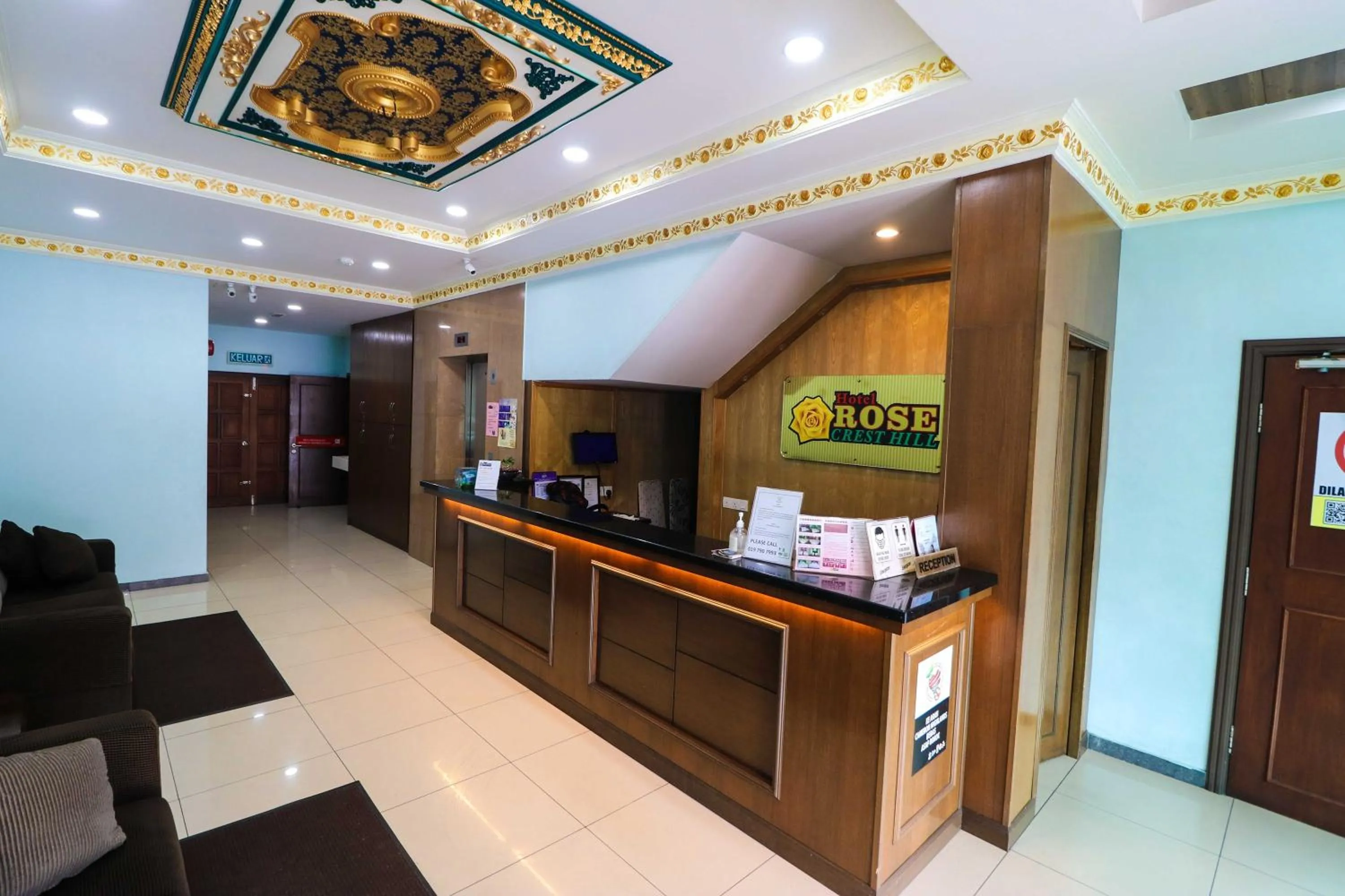 Lobby or reception in Hotel Rose Crest Hill, Cameron Highlands