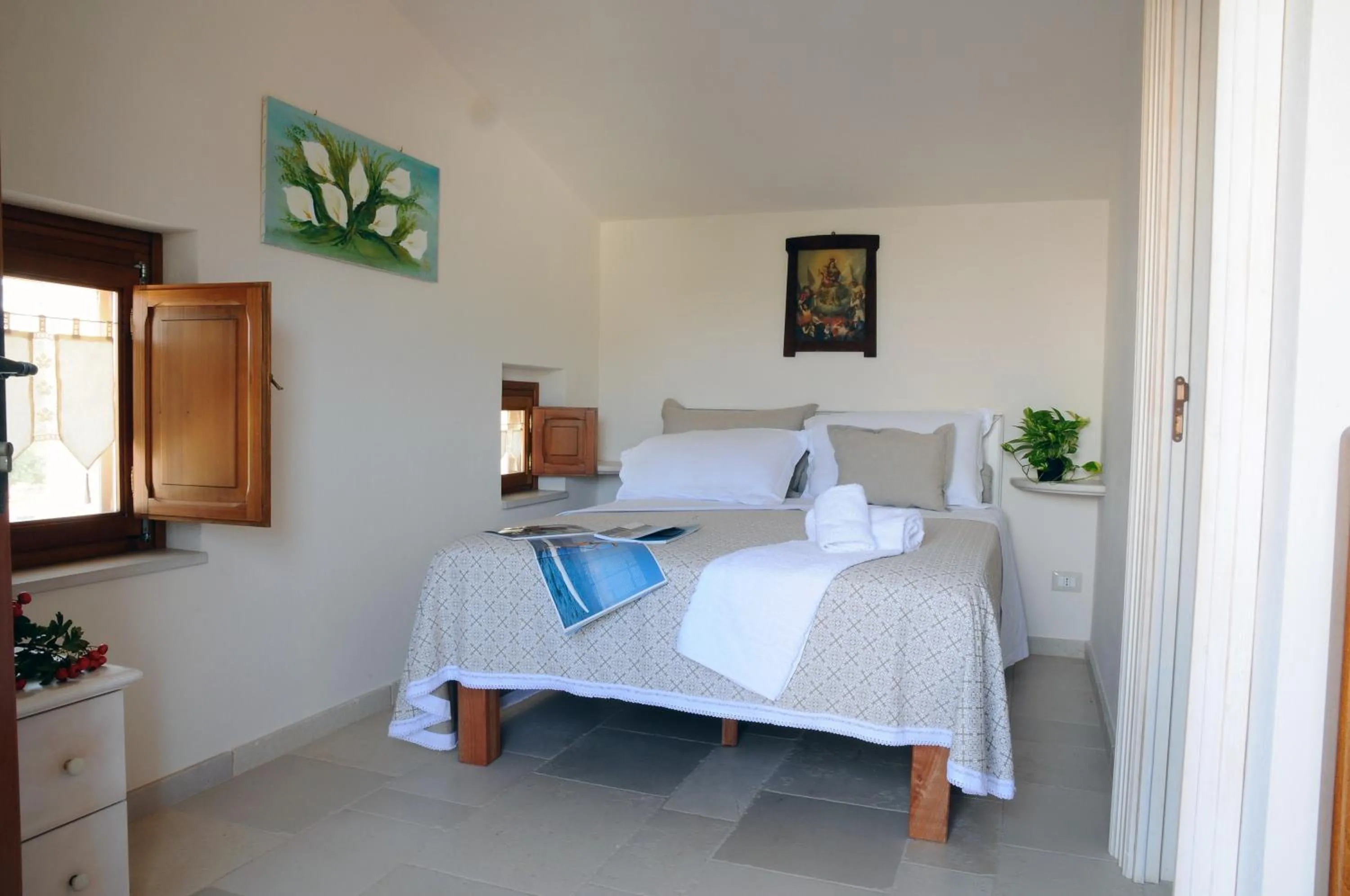 Bed in Micele Holiday Houses