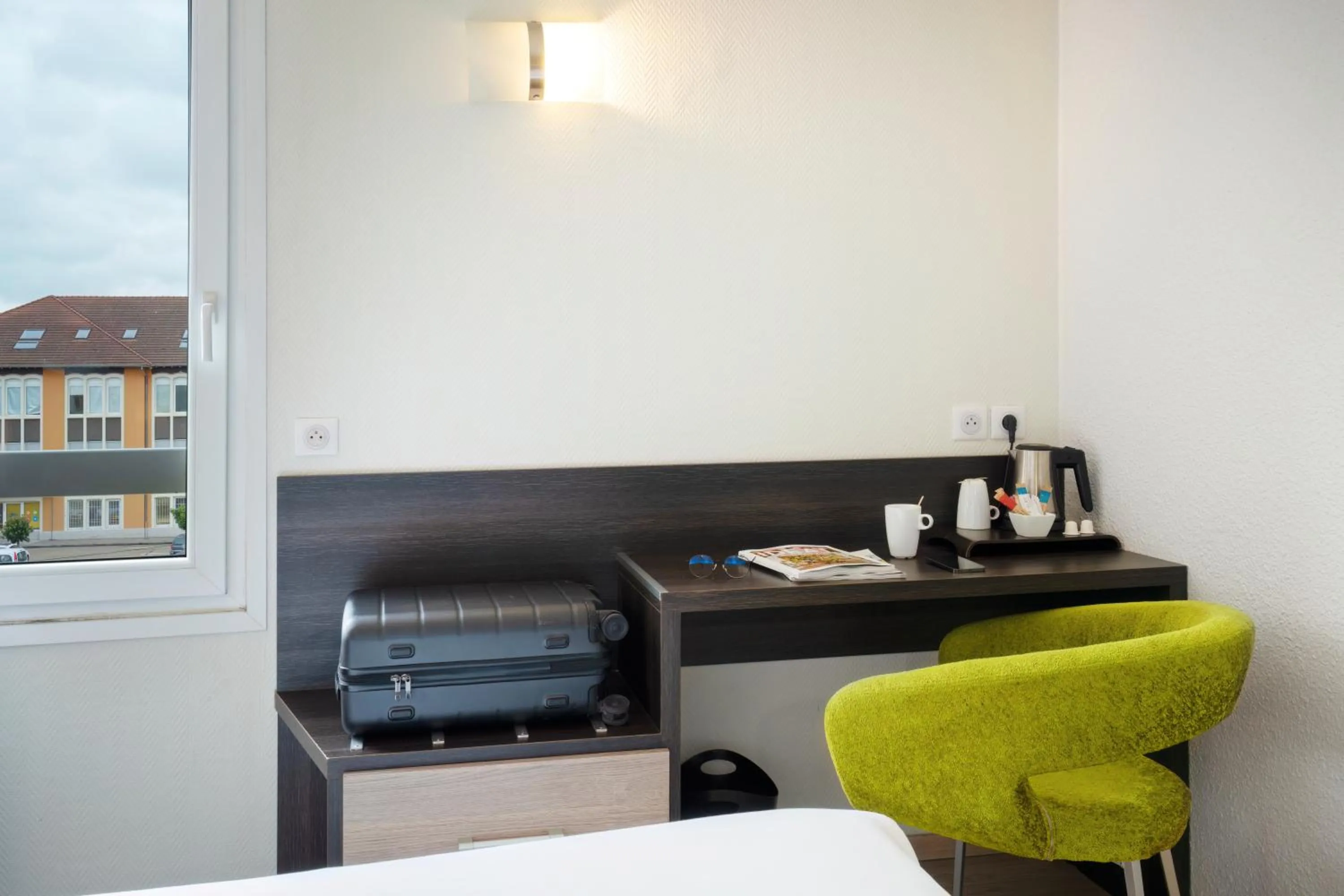 Bedroom in Kyriad Belfort Centre Gare