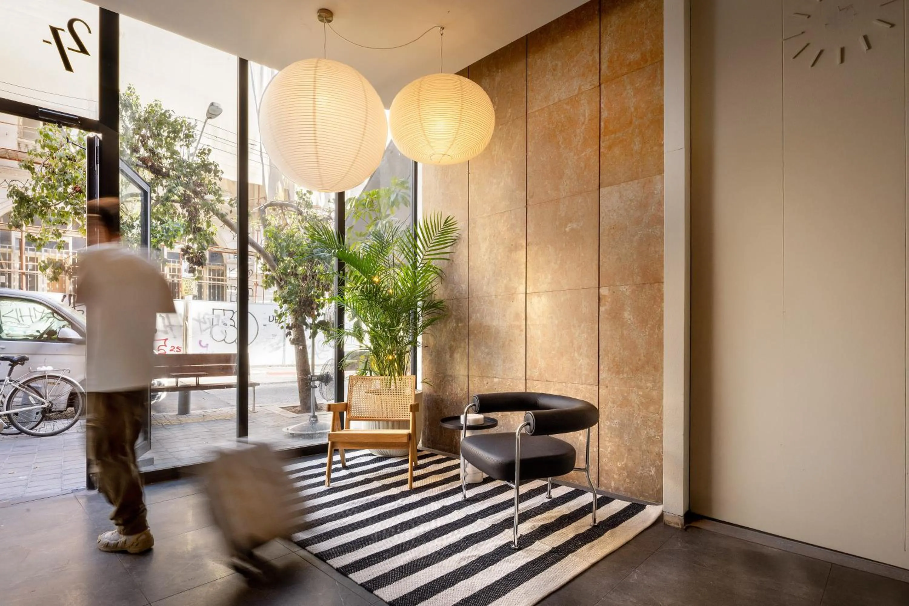 Lobby or reception in Monochrome - by Loginn Tel-Avivian hotels