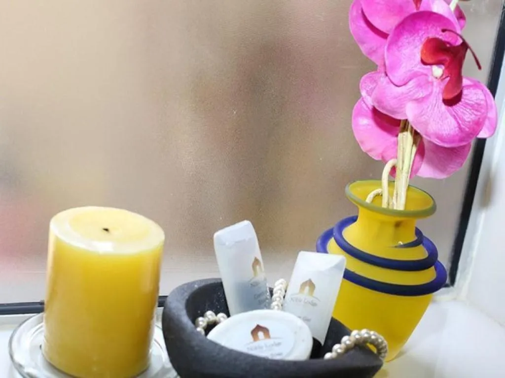 Decorative detail in The Noble Lodge