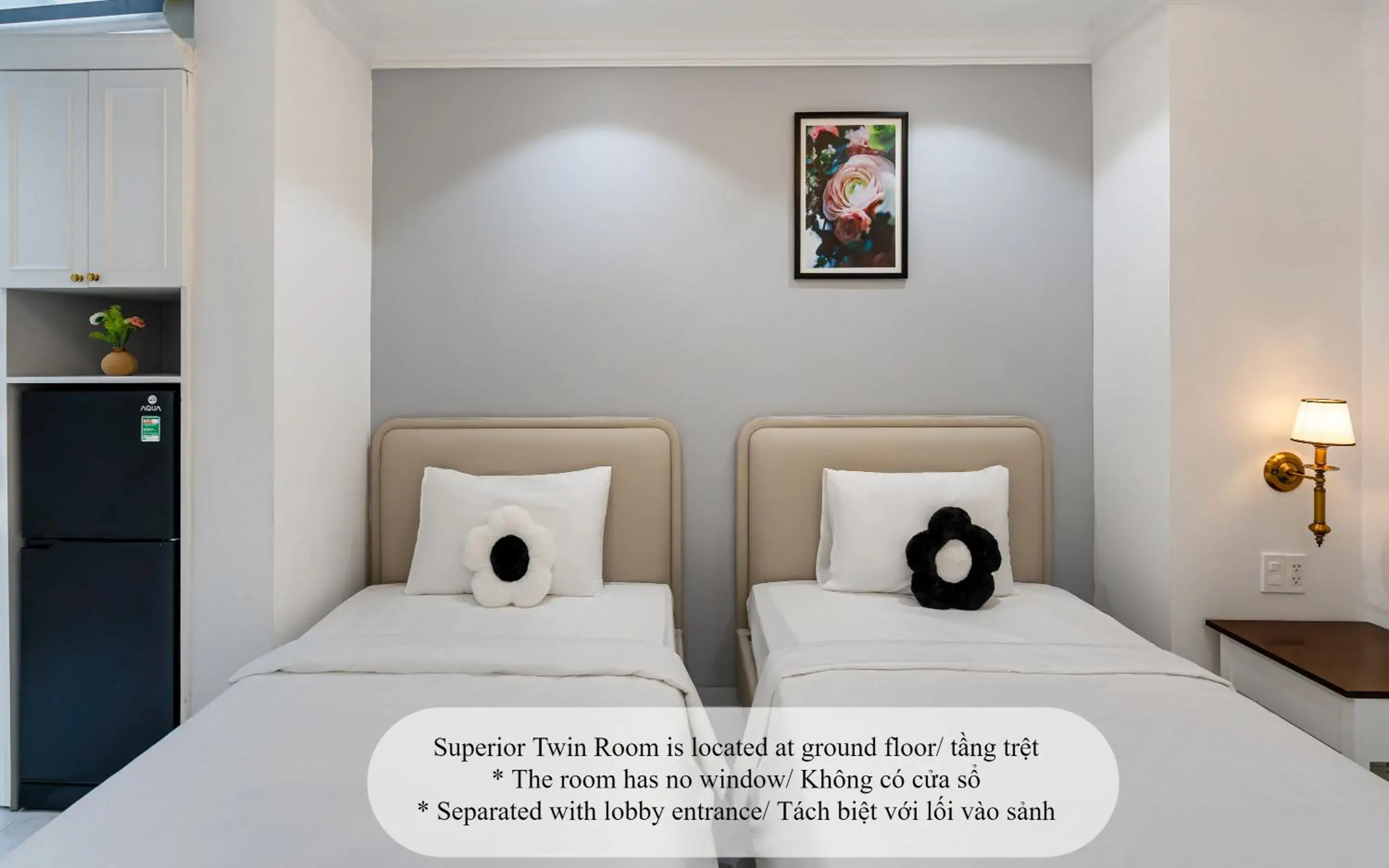 Superior Twin Room in The Royal Homies - Phu My Hung Superior Twin Room in The Royal Homies - Phu My Hung