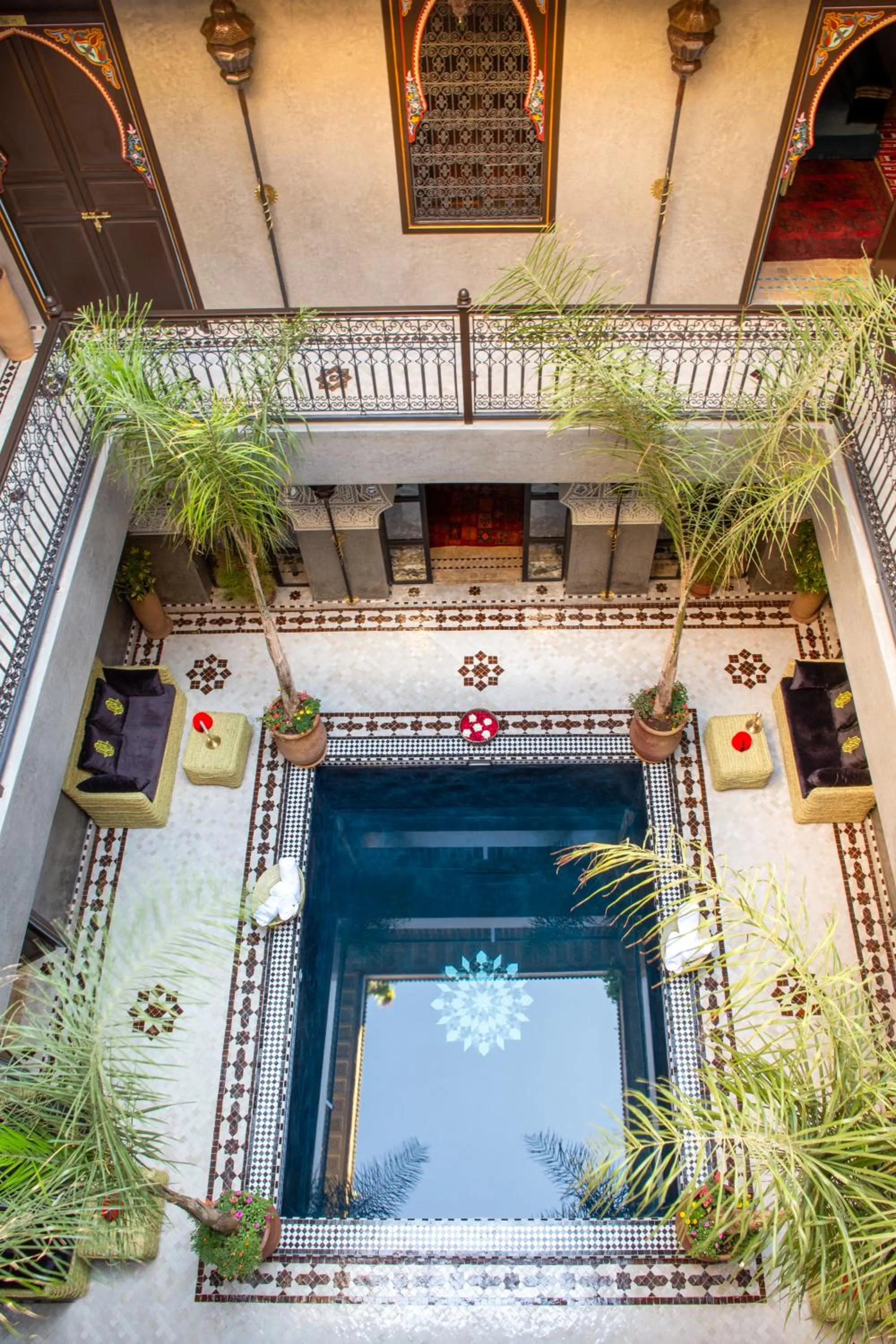 Pool view in Riad Touda