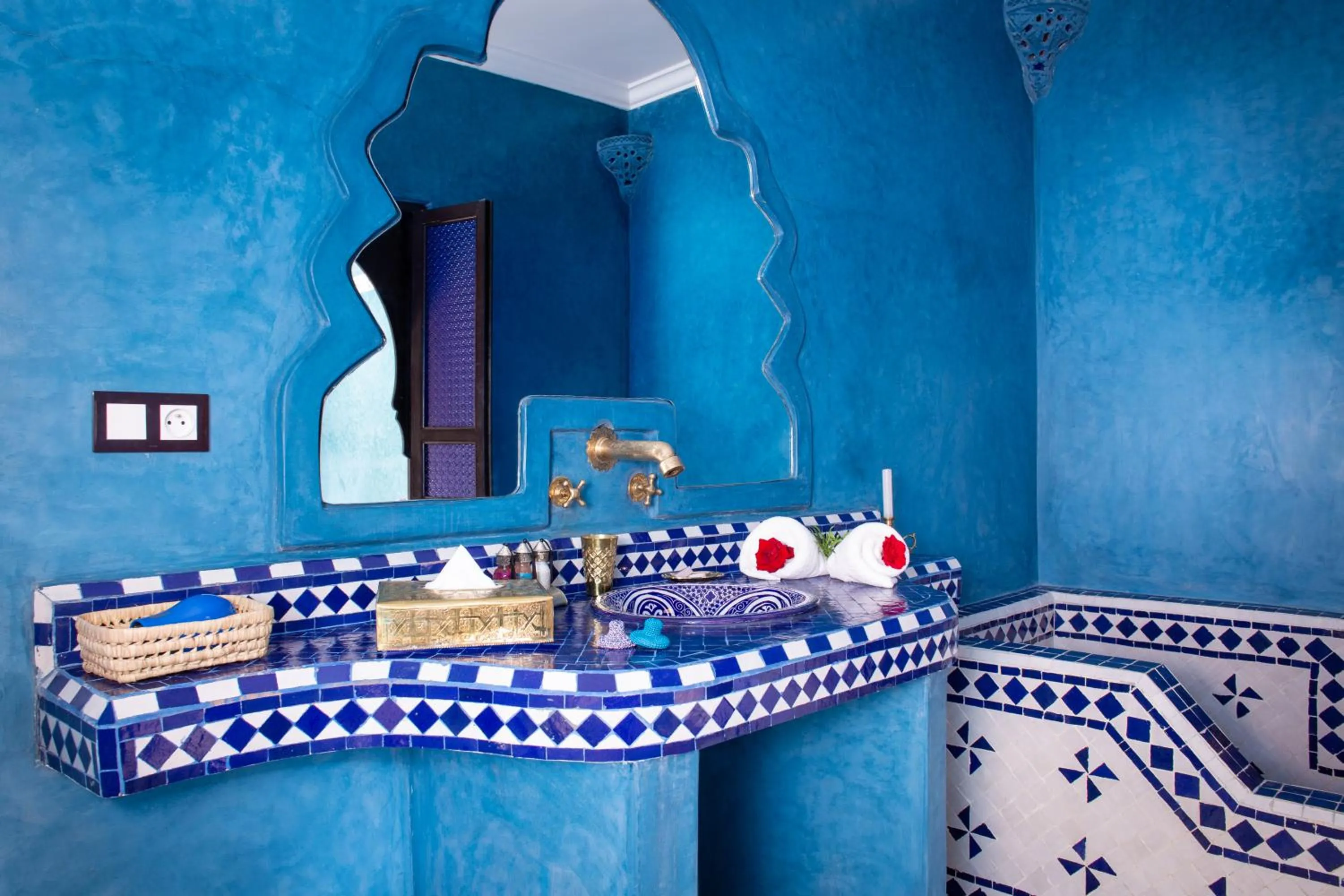 Bathroom in Riad Touda