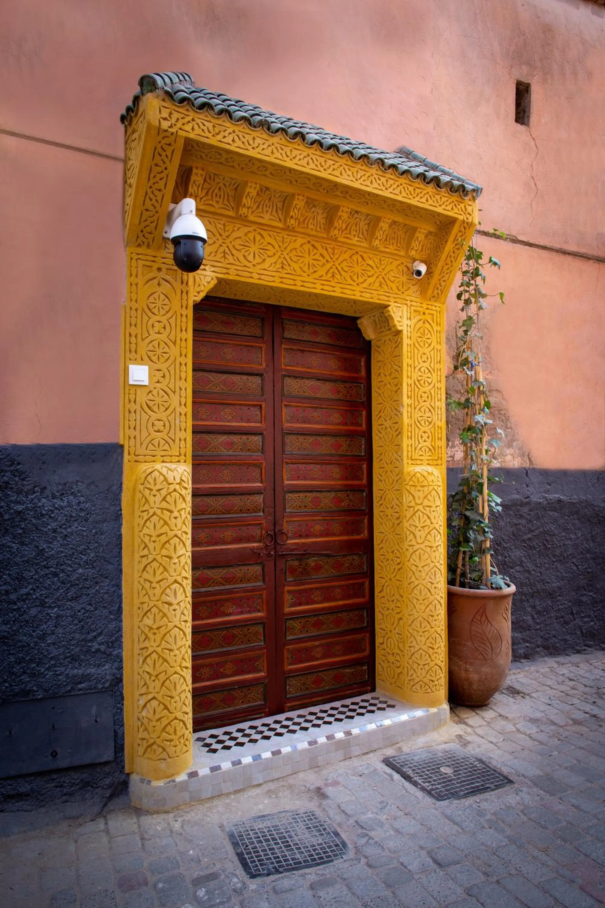 Facade/entrance in Riad Touda
