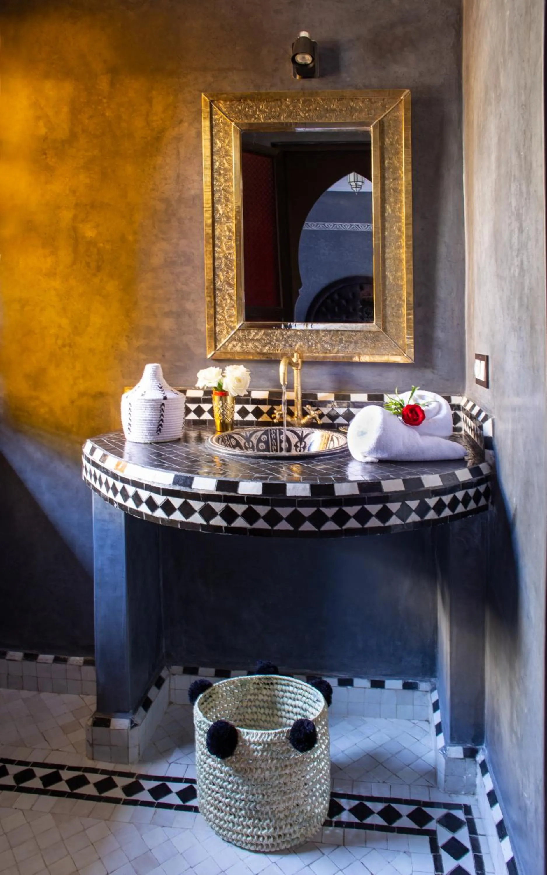 Bathroom in Riad Touda