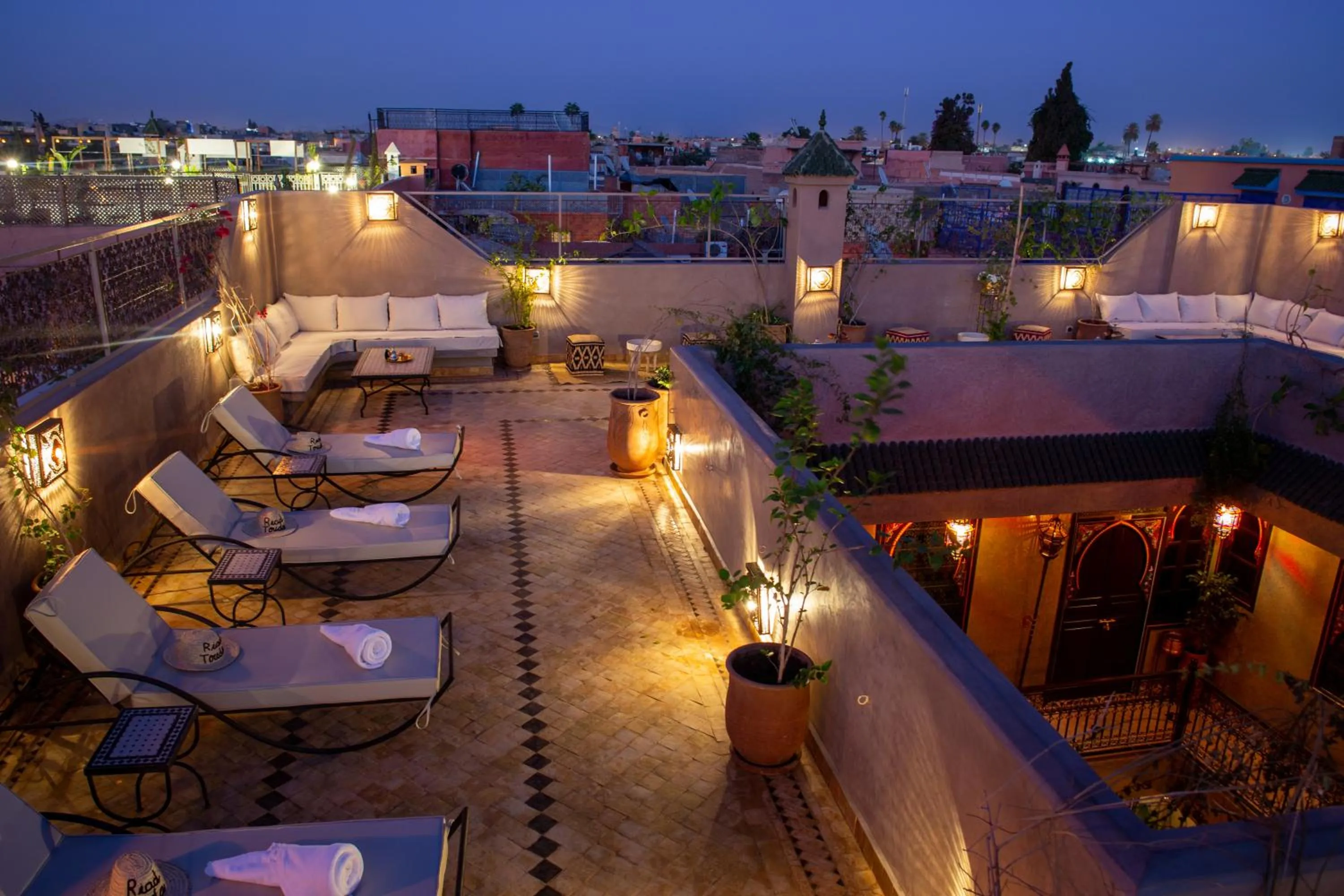 Balcony/Terrace in Riad Touda