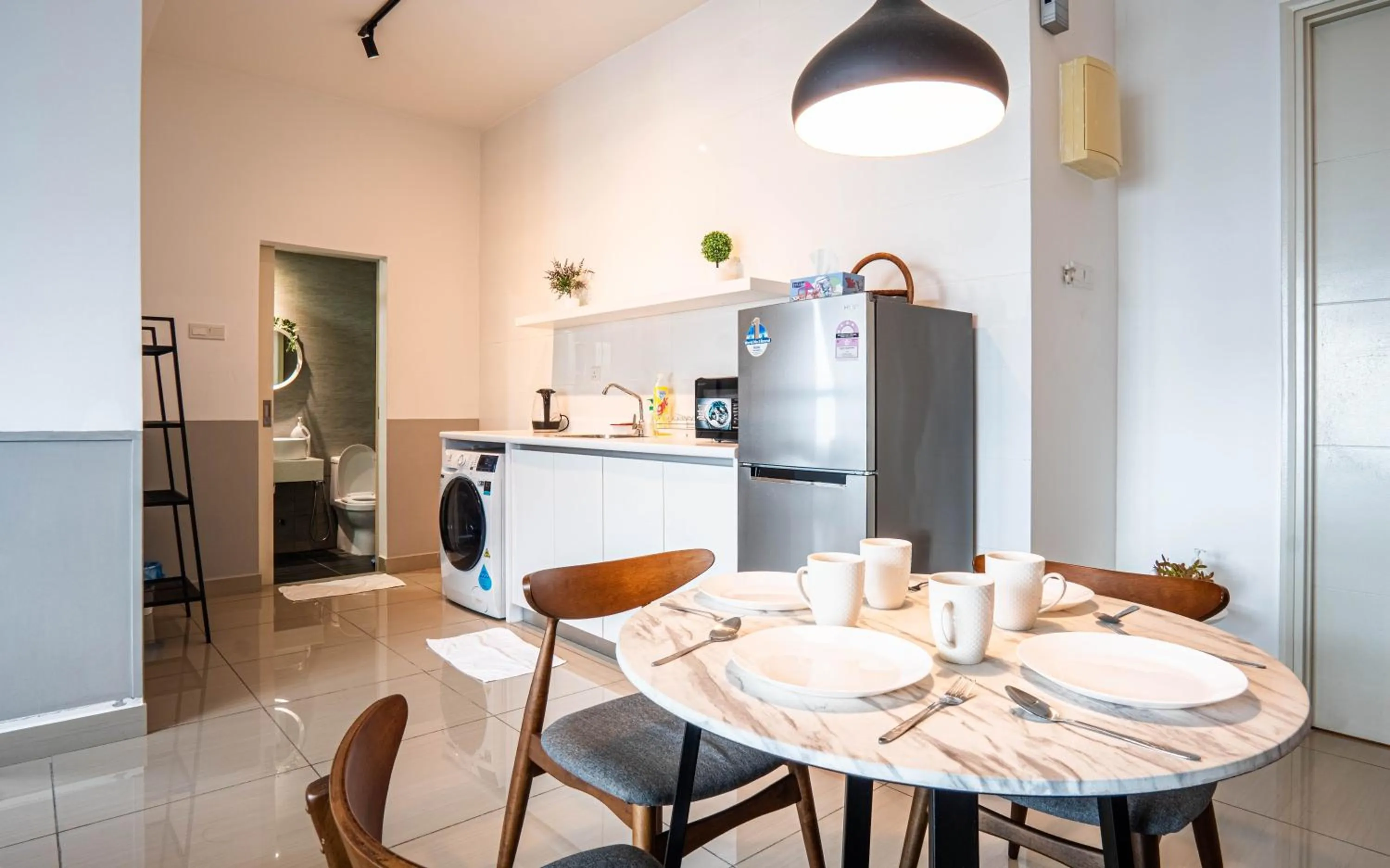 Kitchen or kitchenette in Arte Plus Jalan Ampang by Airhost