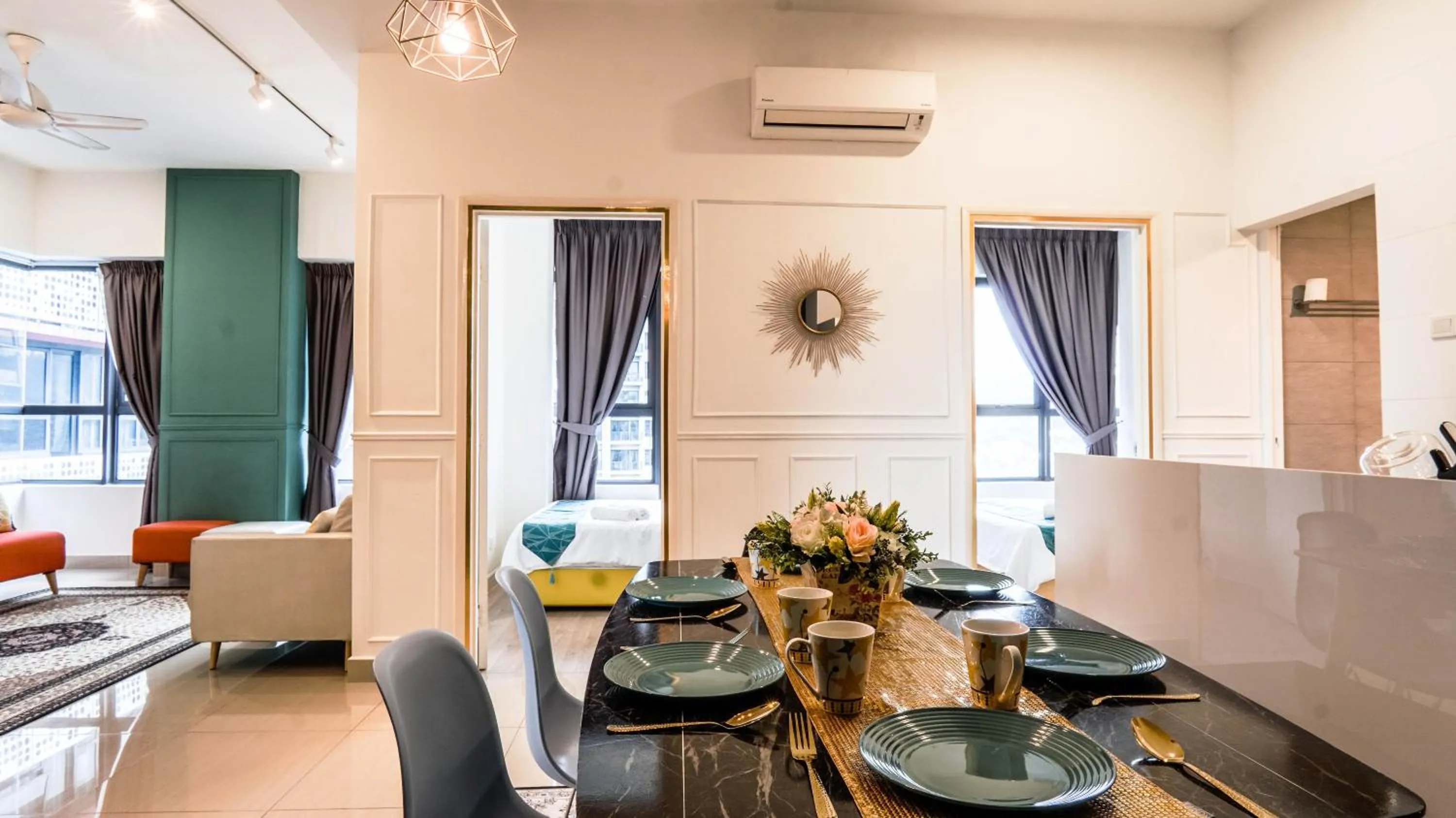 Living room in Arte Plus Jalan Ampang by Airhost