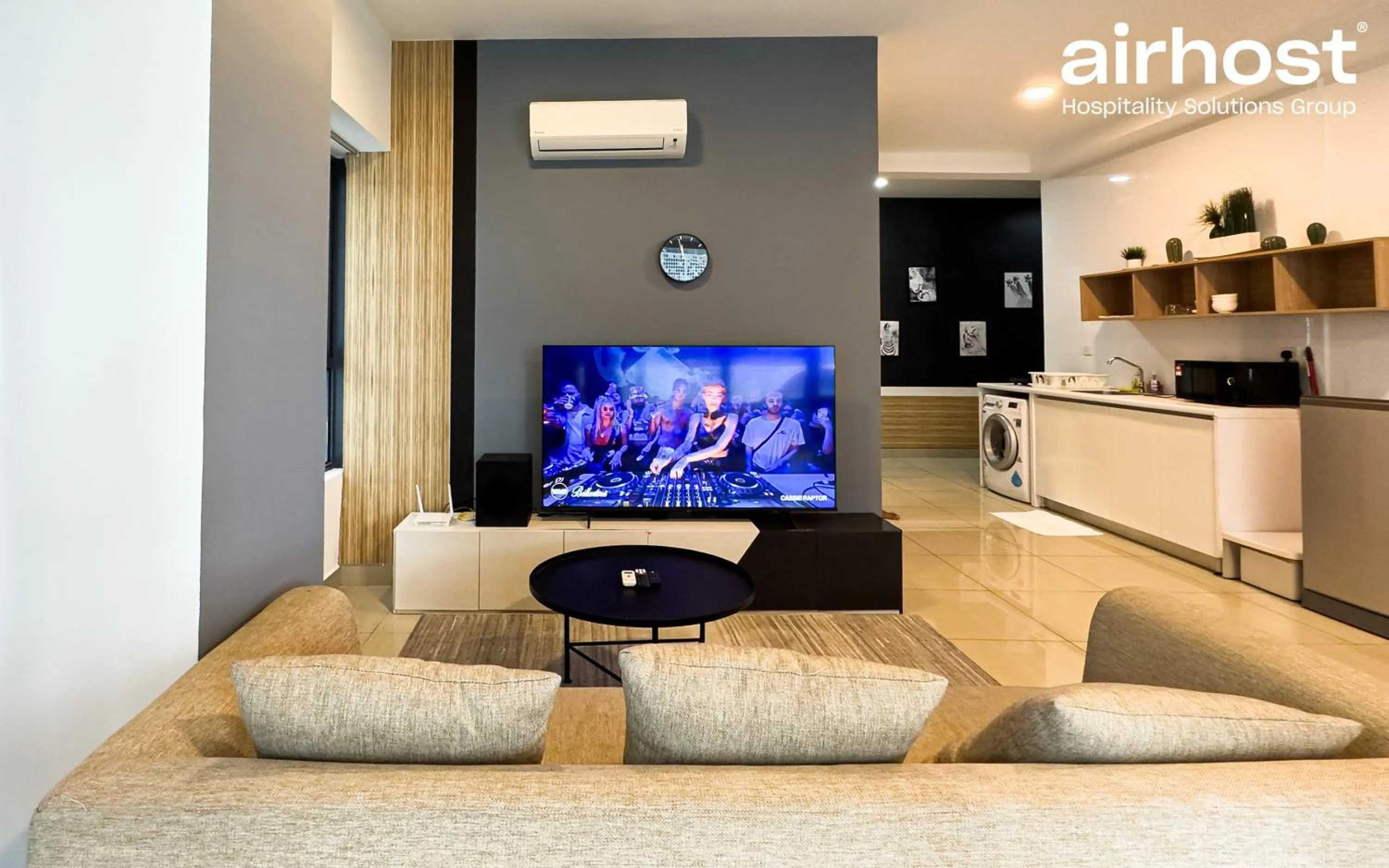 Living room in Arte Plus Jalan Ampang by Airhost