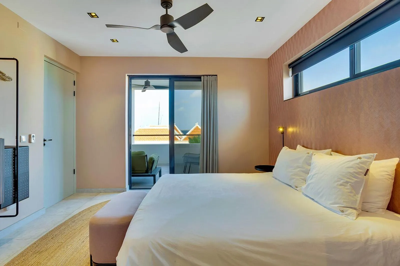 Bed in SENSES Boutique Hotel & Apartments