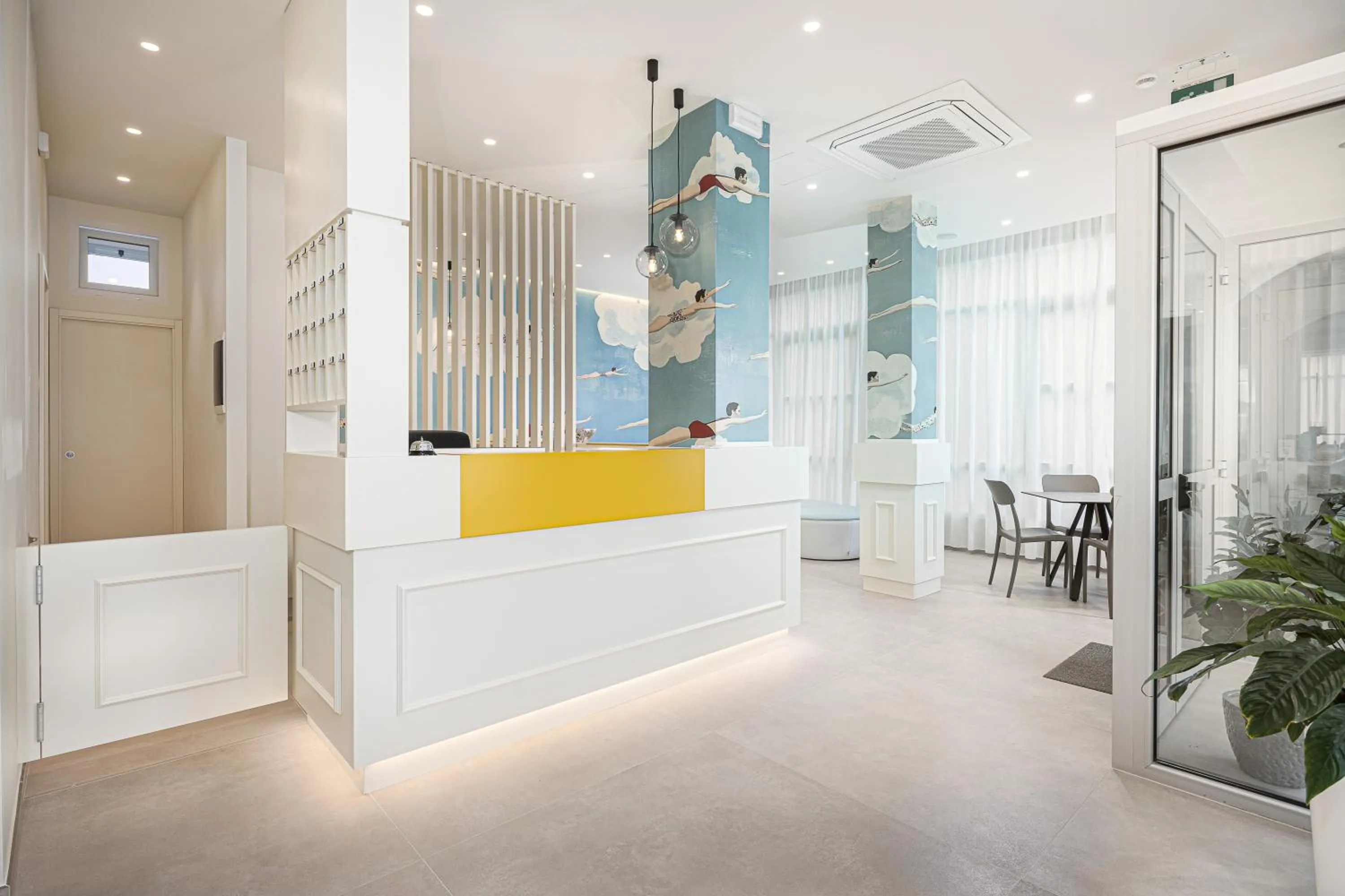 Lobby or reception in Hotel Geminus B&B