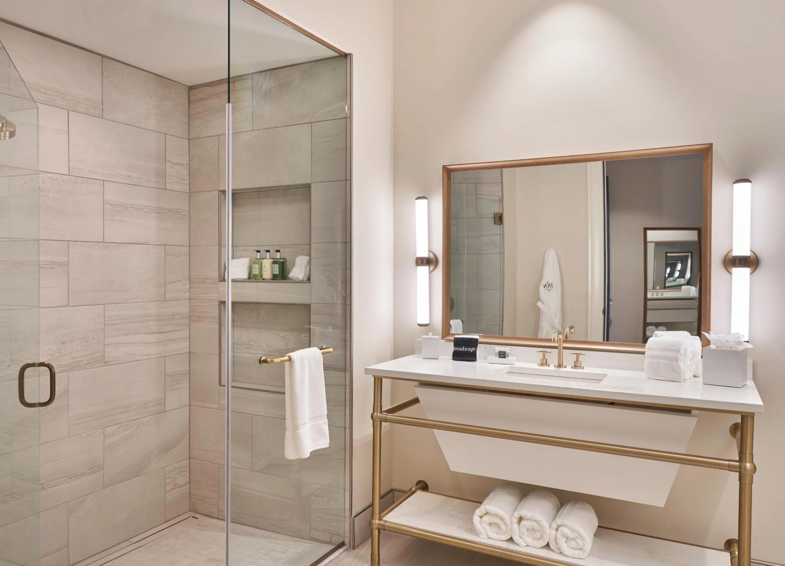 Shower in The Inn at Meadowbrook