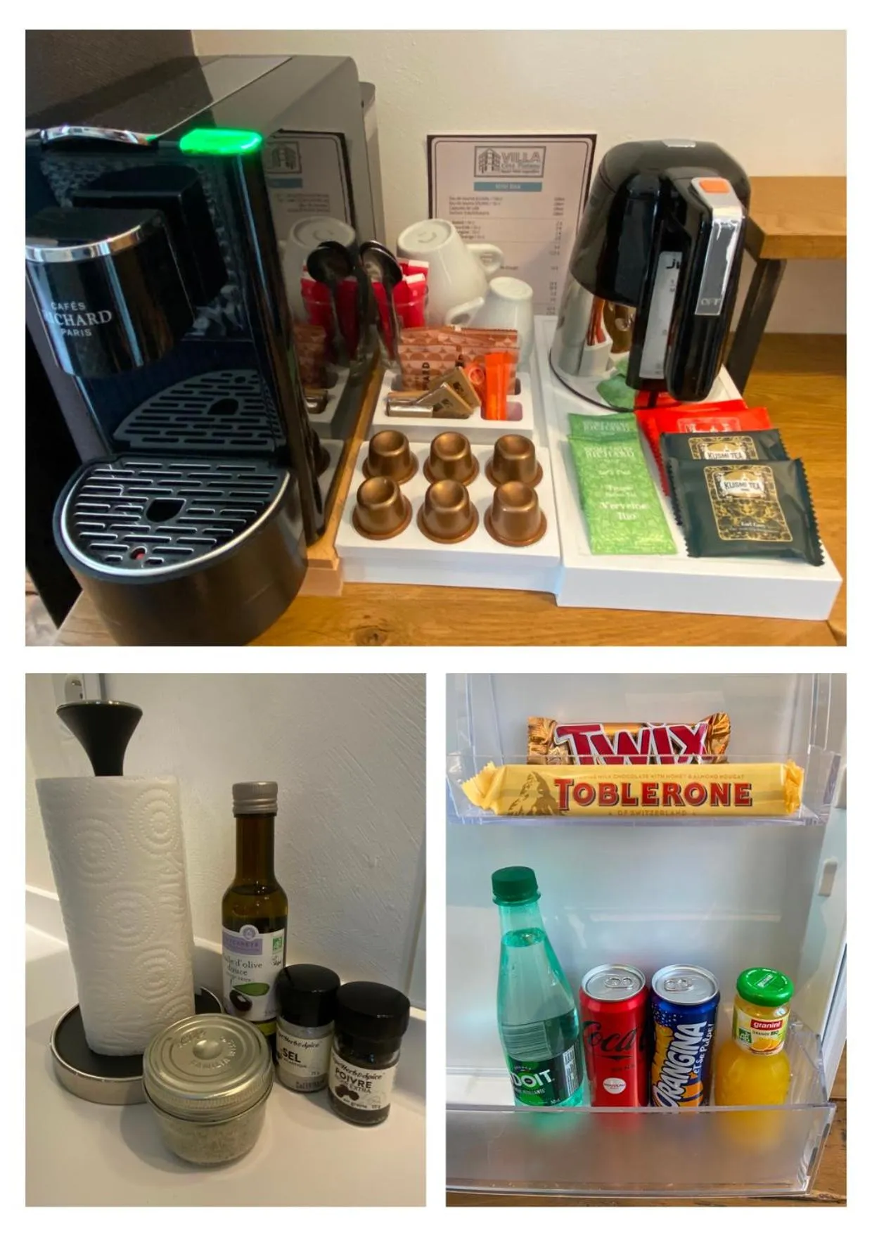 Coffee/tea facilities in Appart'Hôtel - VILLA CÔTÉ PLATEAU - Hyper Centre - 3 Étoiles Certifiées-