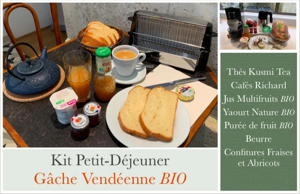 Breakfast in Appart'Hôtel - VILLA CÔTÉ PLATEAU - Hyper Centre - 3 Étoiles Certifiées-