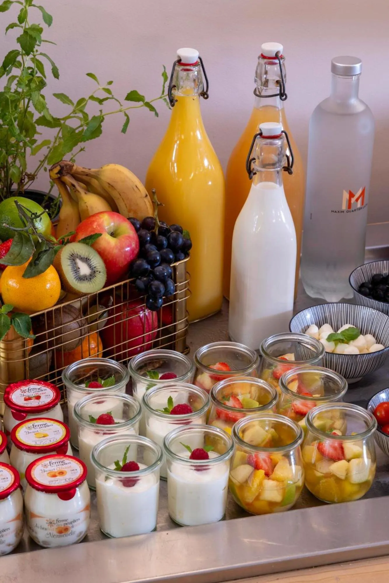 Breakfast in Hôtel Maxim Quartier Latin