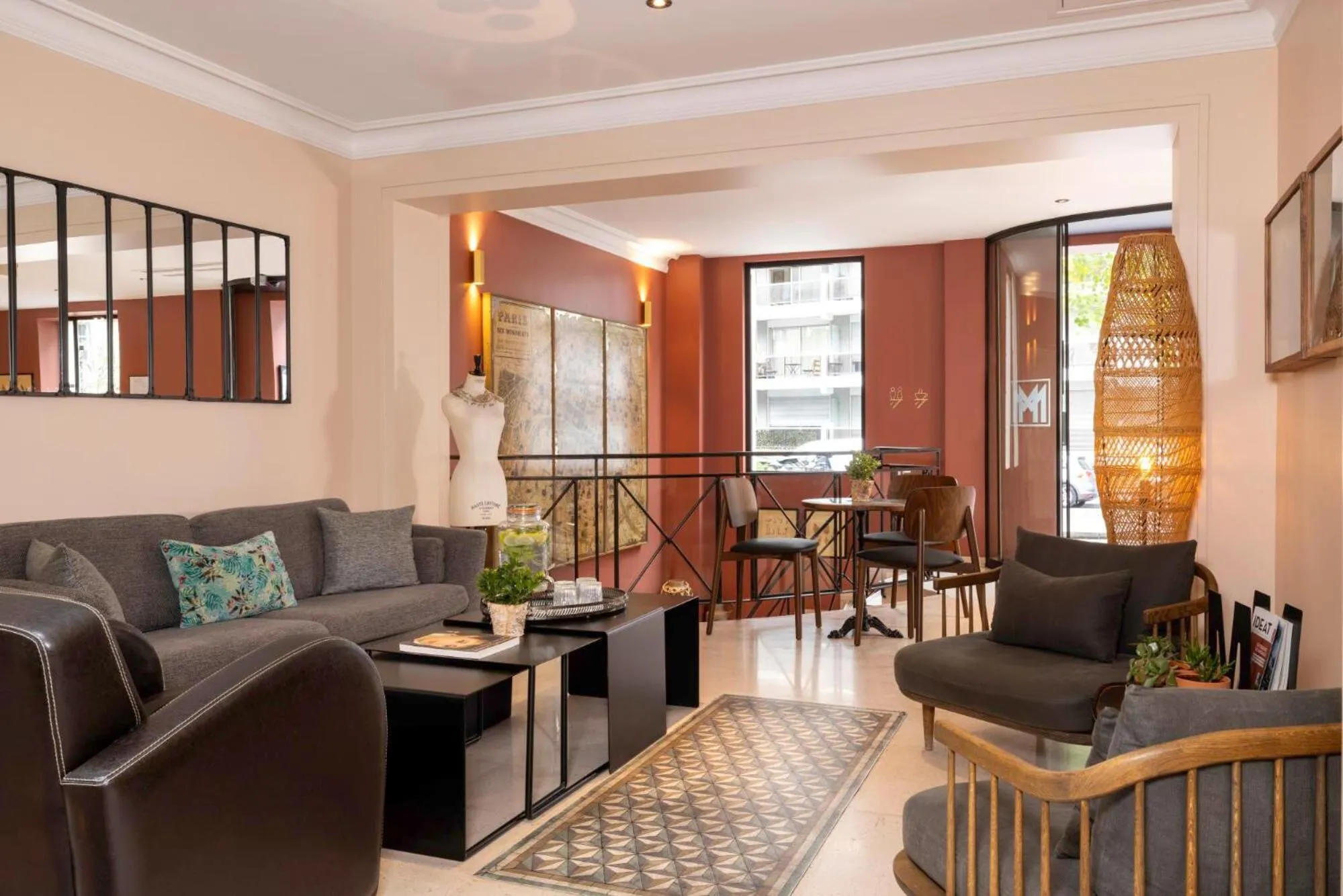 Lobby or reception in Hôtel Maxim Quartier Latin