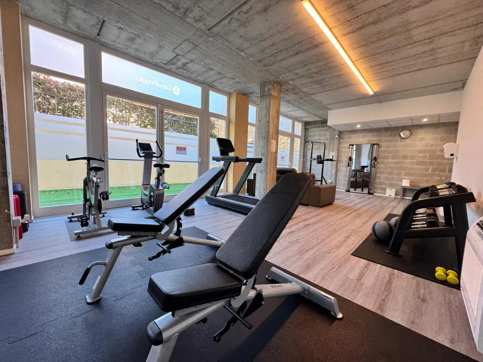 Fitness centre/facilities in Villa del Poggio Prosecco Bike Hotel