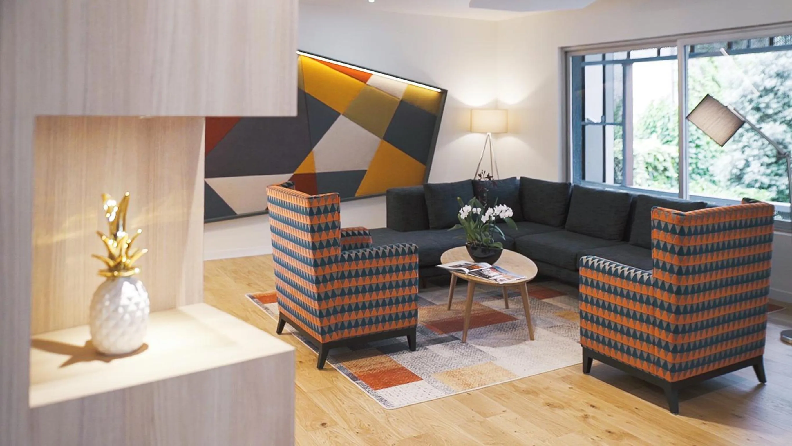 Communal lounge/ TV room in Mercure Castres L'Occitan