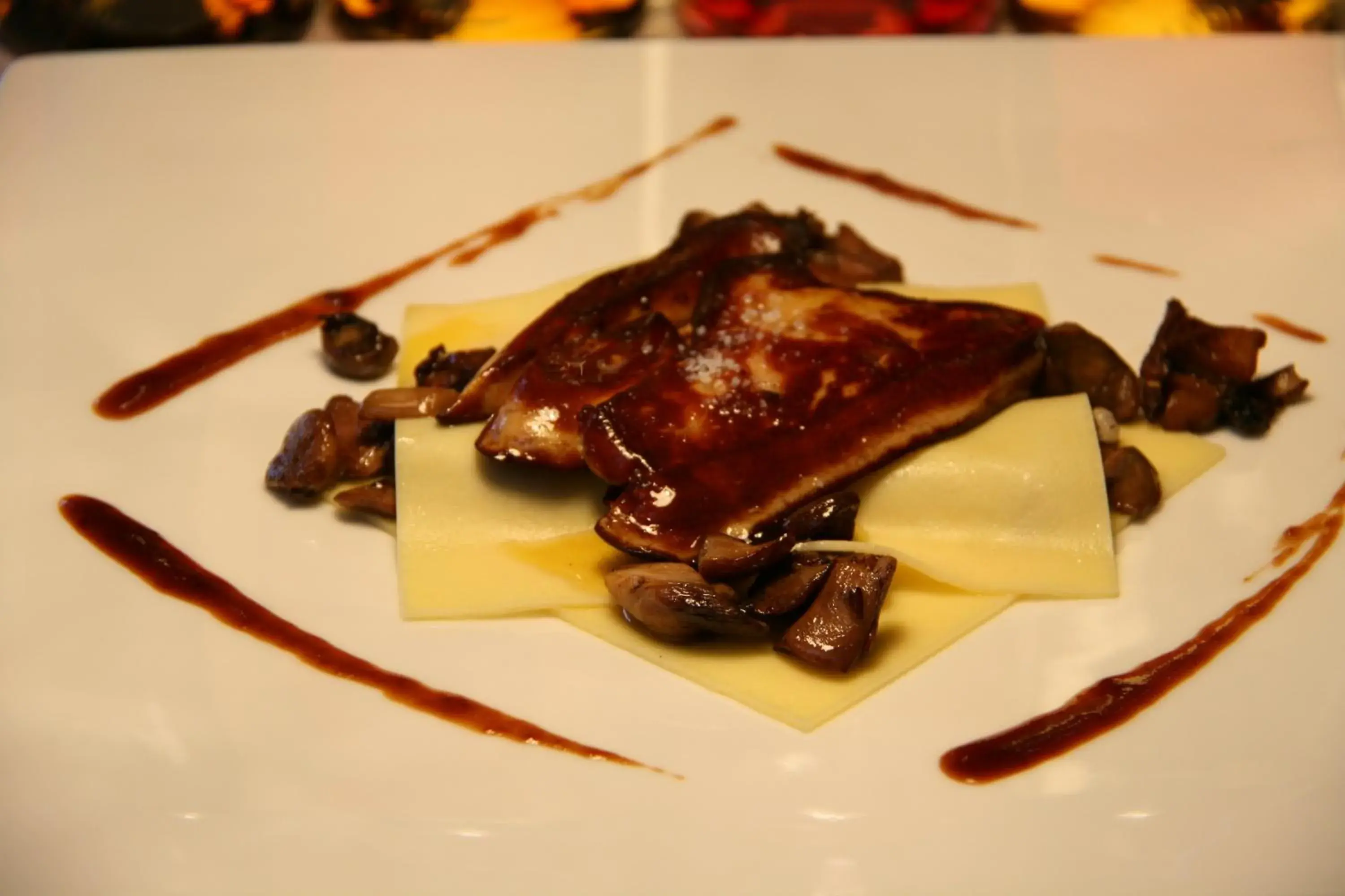 Food close-up in Logis Au Canard Gourmand Food close-up in Logis Au Canard Gourmand