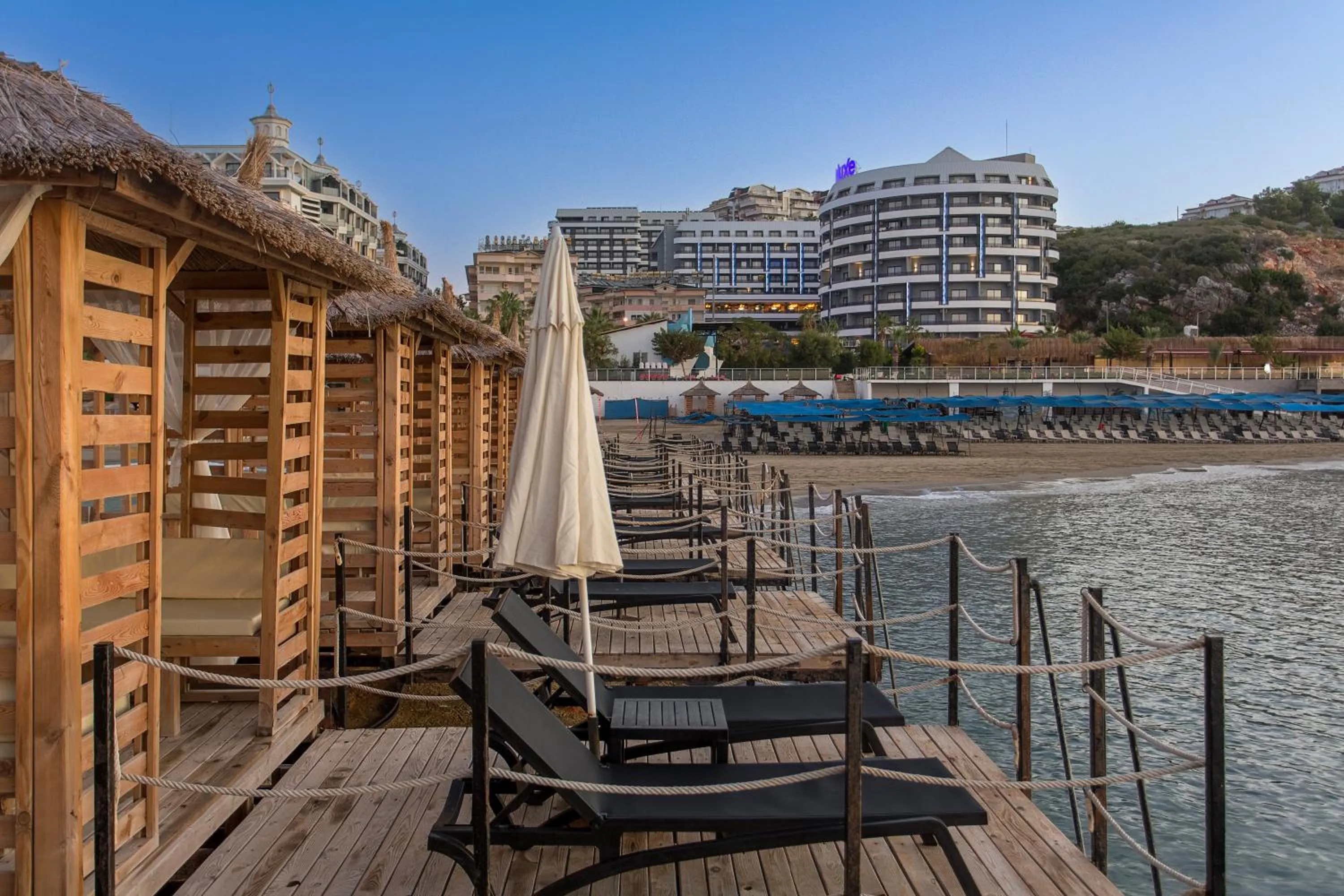 Beach in Noxinn Deluxe Hotel - Ultra All Inclusive