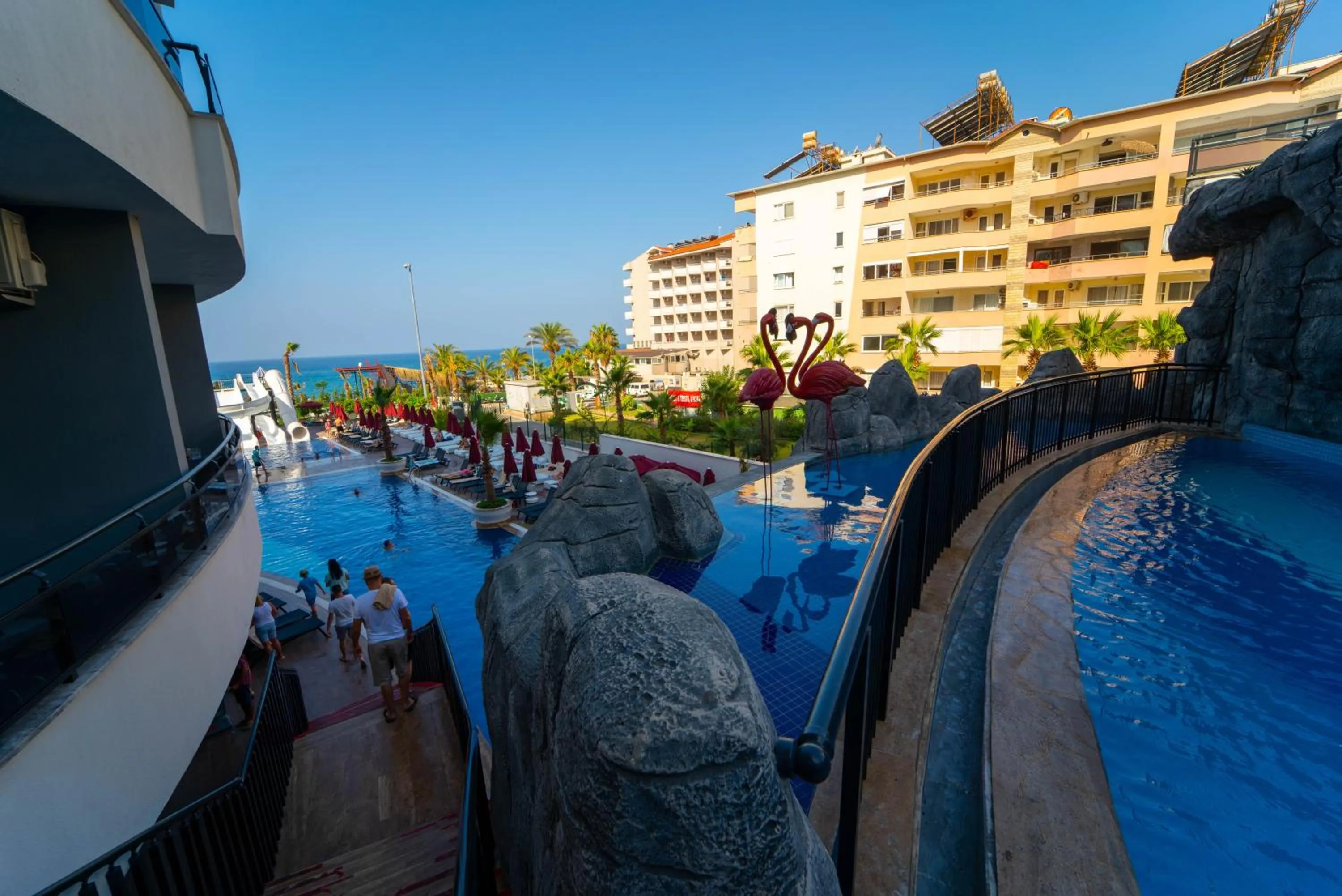 Swimming pool in Noxinn Deluxe Hotel - Ultra All Inclusive