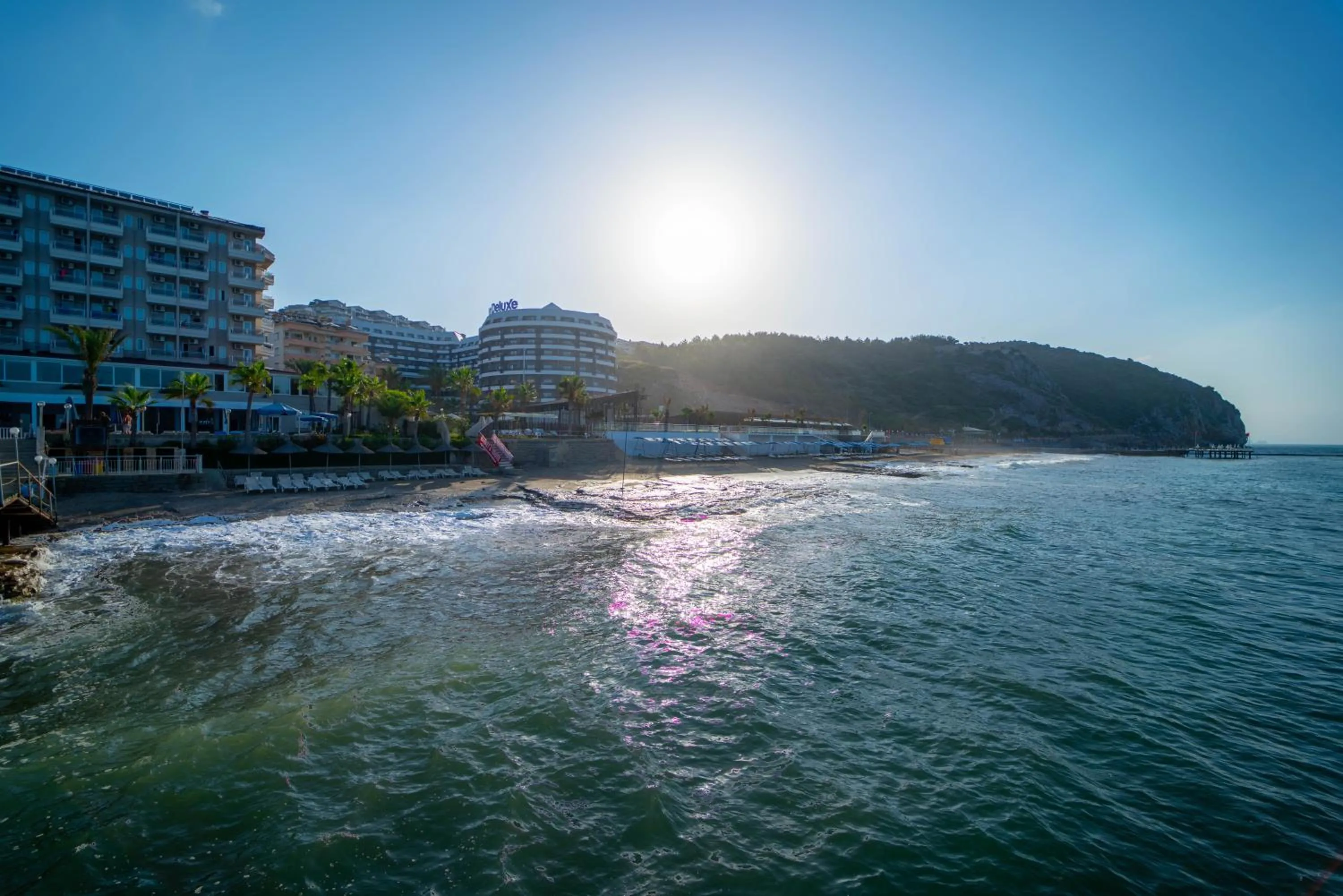 Beach in Noxinn Deluxe Hotel - Ultra All Inclusive