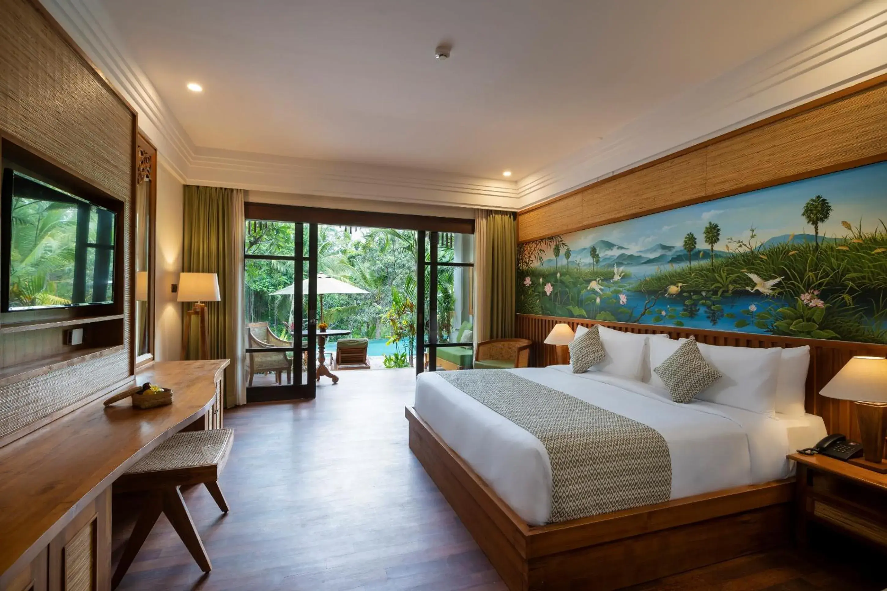 View (from property/room), Bed in Adiwana Unagi Suites View (from property/room), Bed in Adiwana Unagi Suites