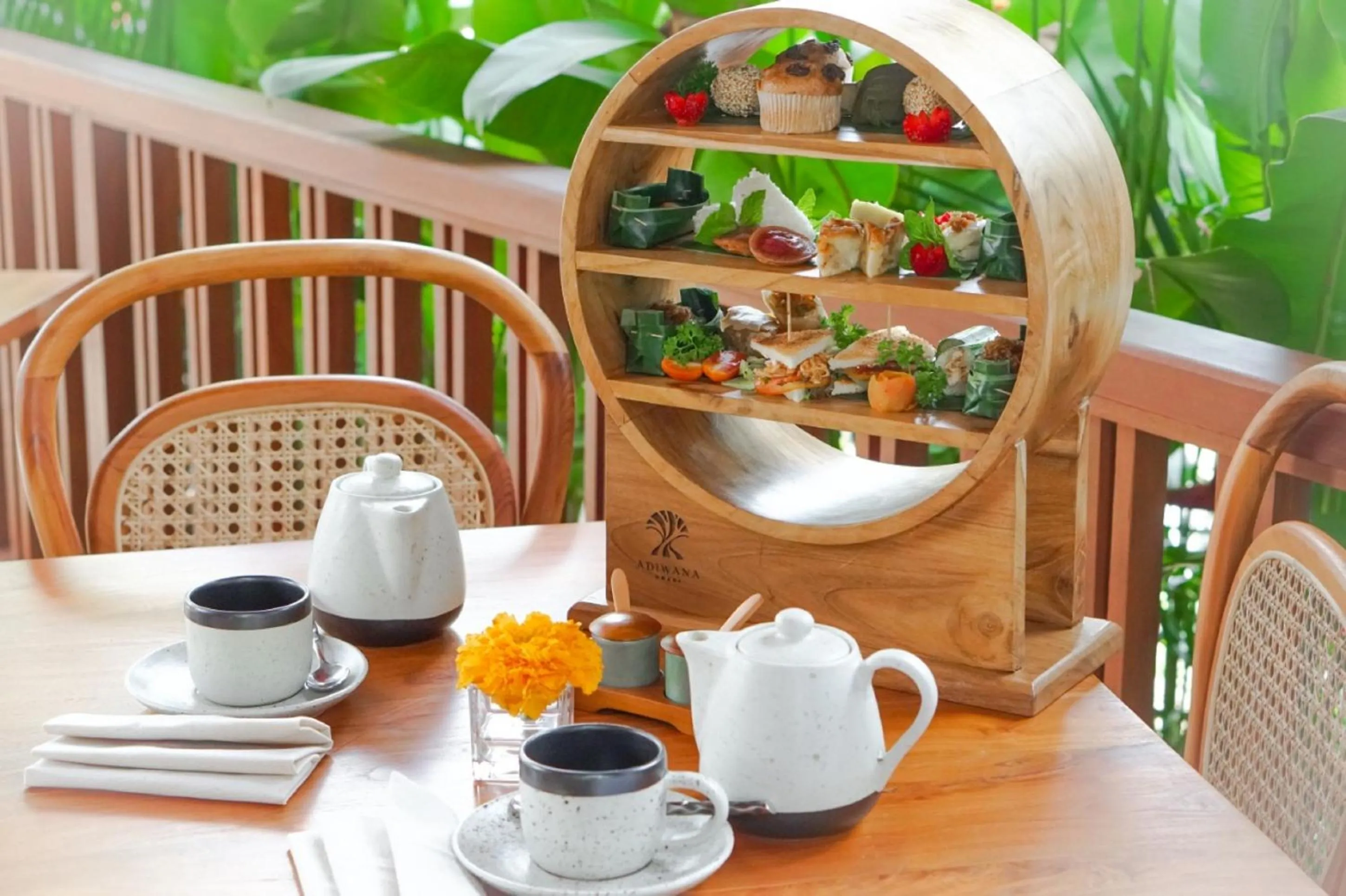 Food in Adiwana Unagi Suites