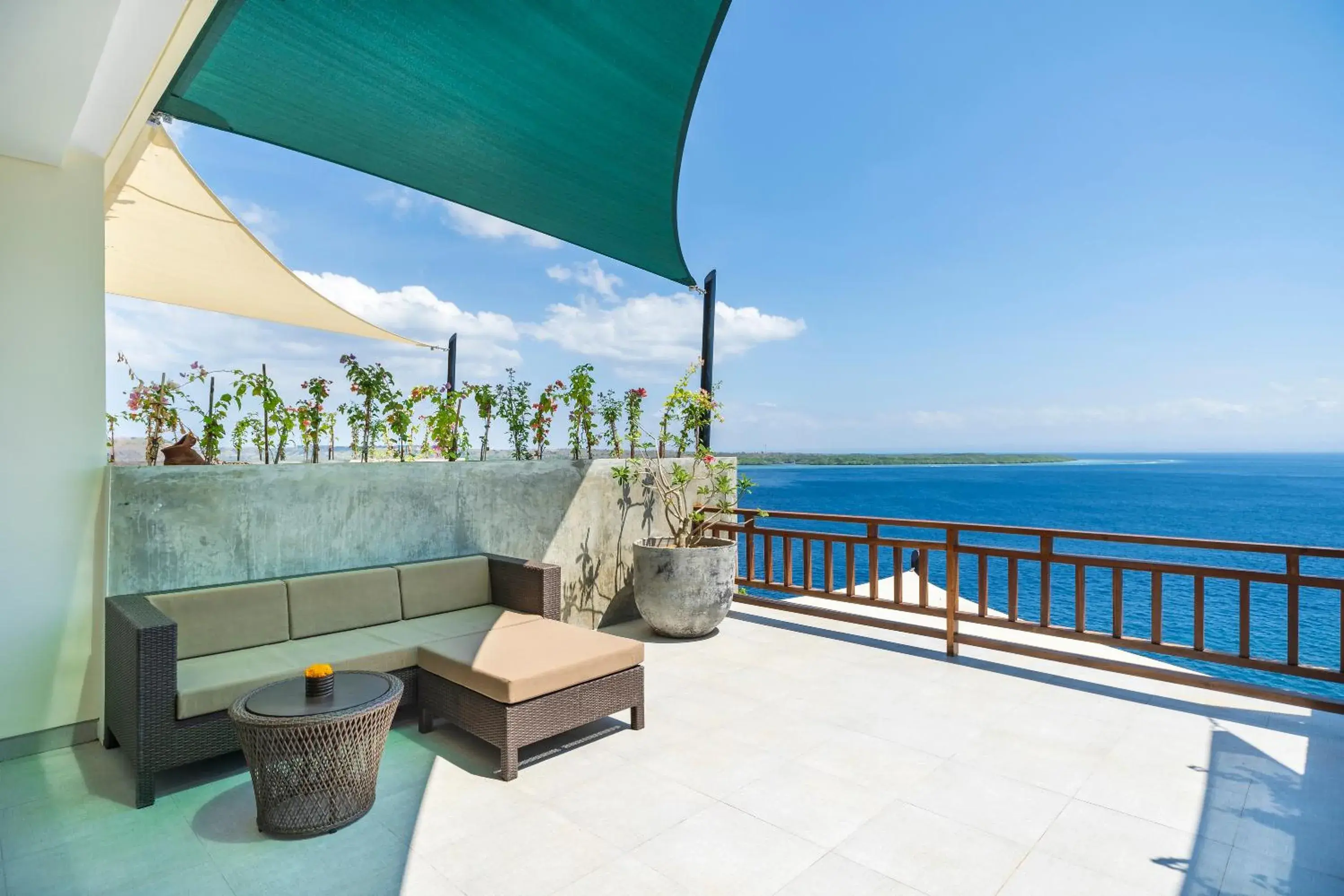 Sea view in Adiwana Warnakali Resort Sea view in Adiwana Warnakali Resort