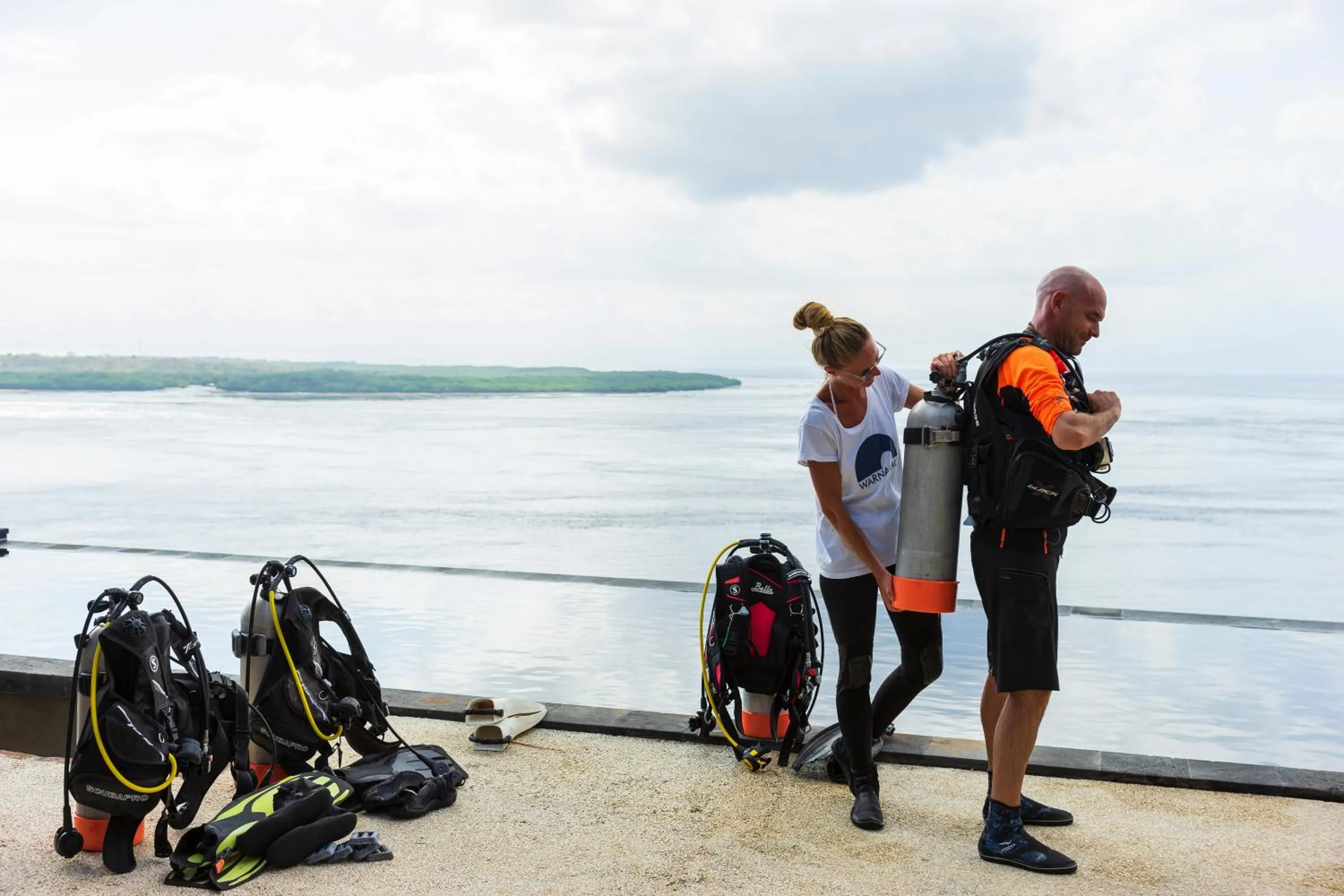 Diving in Adiwana Warnakali Resort