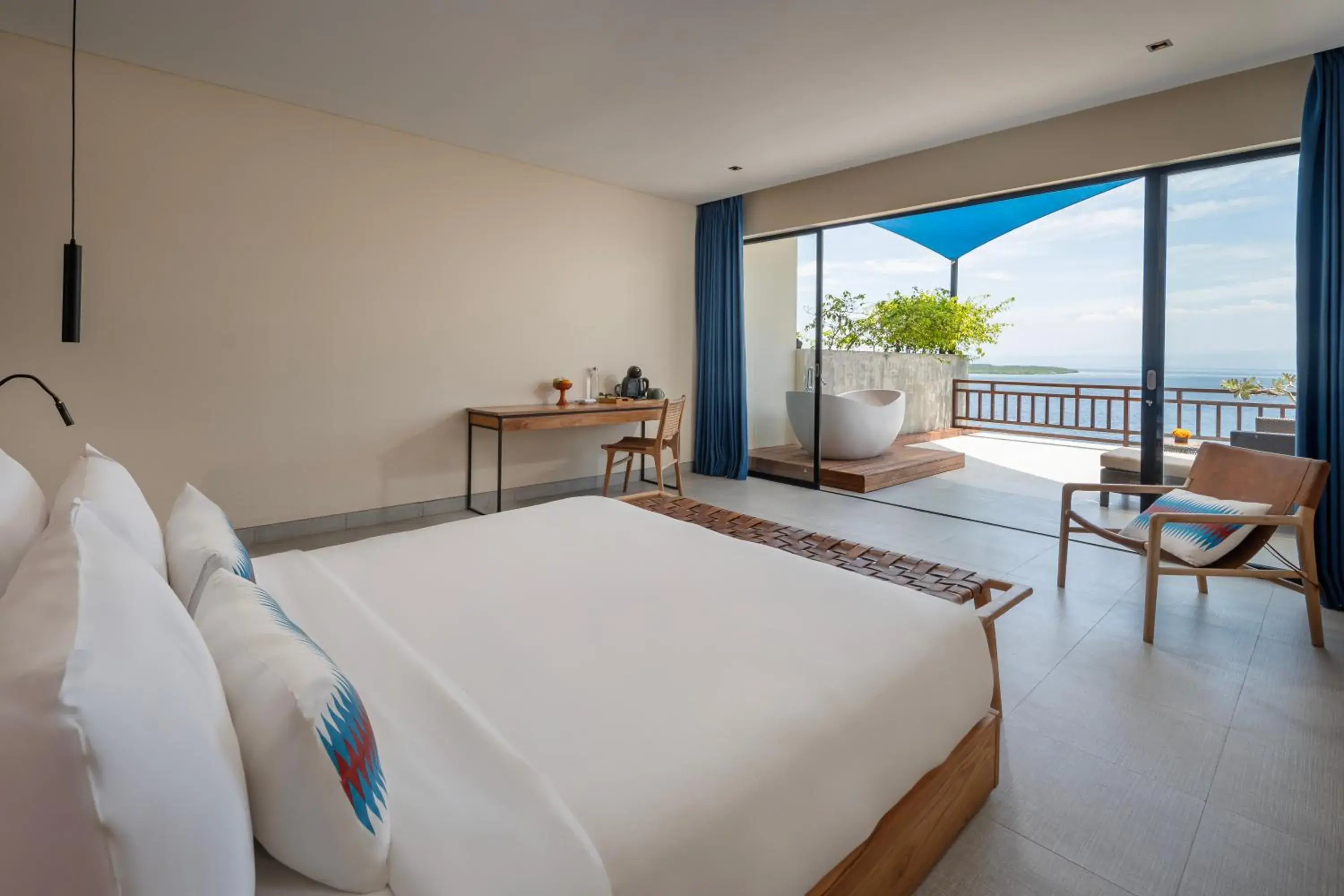 Bedroom, Bed in Adiwana Warnakali Resort Bedroom, Bed in Adiwana Warnakali Resort