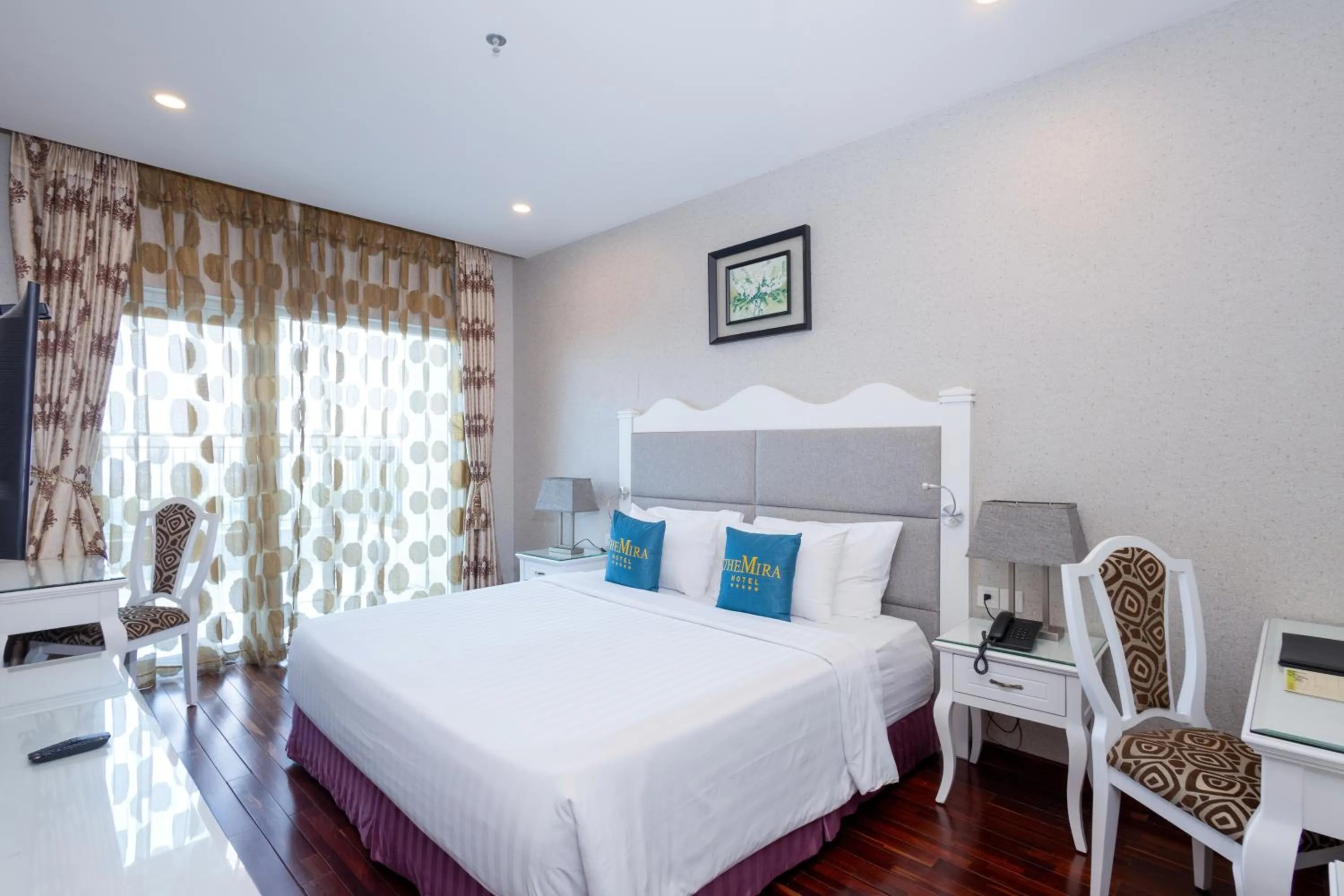 Bed in The Mira Hotel