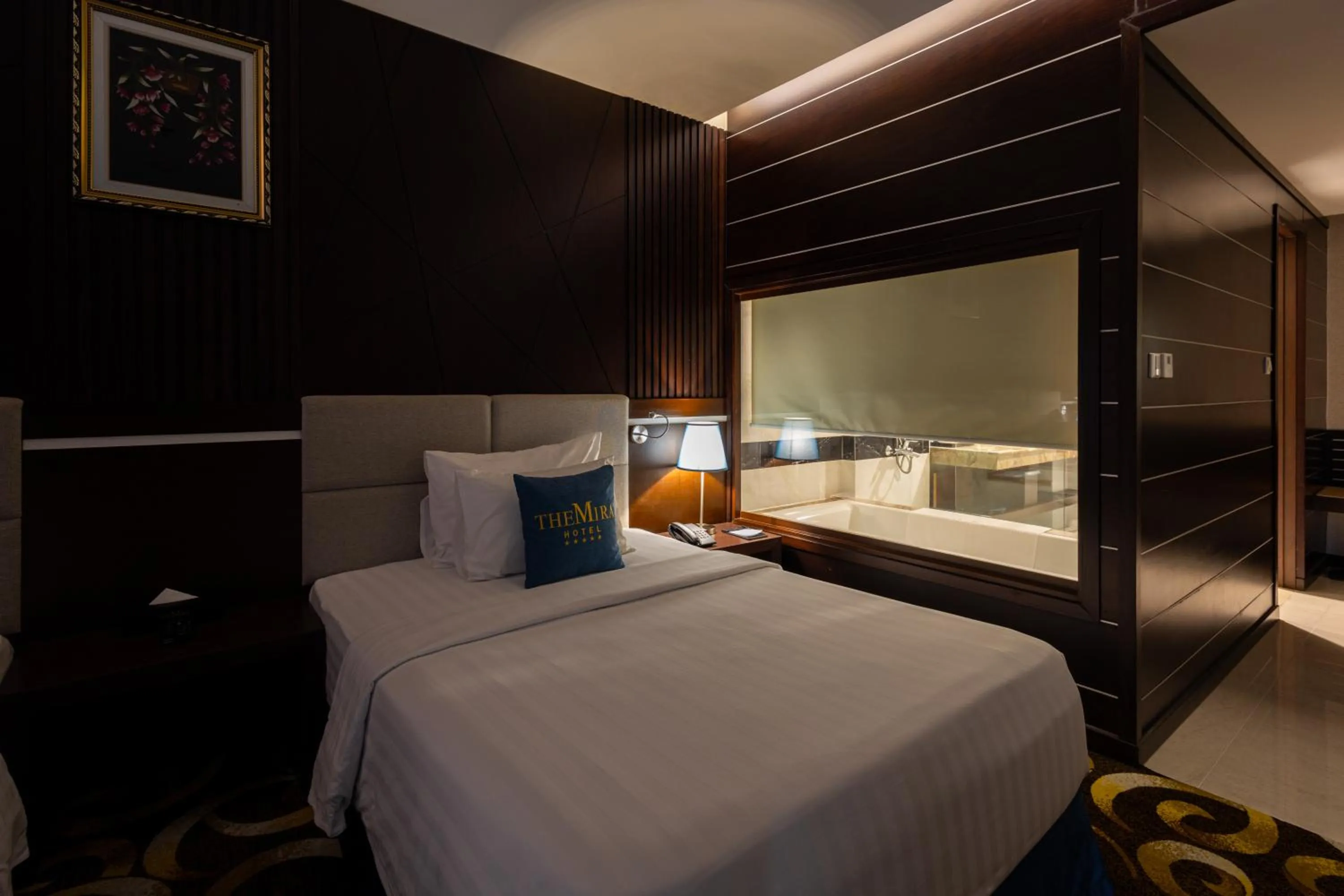 Bed in The Mira Hotel