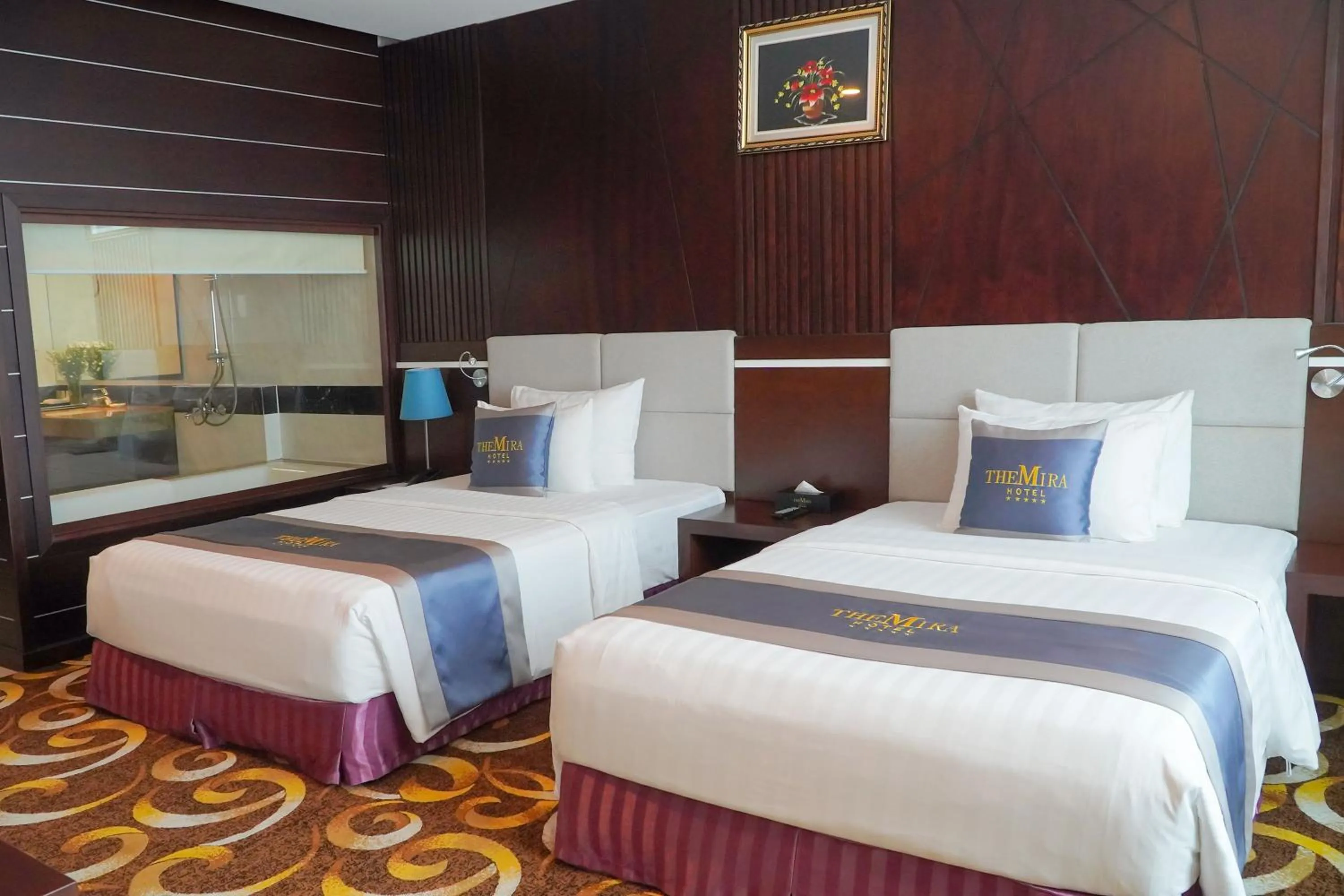 Bed in The Mira Hotel