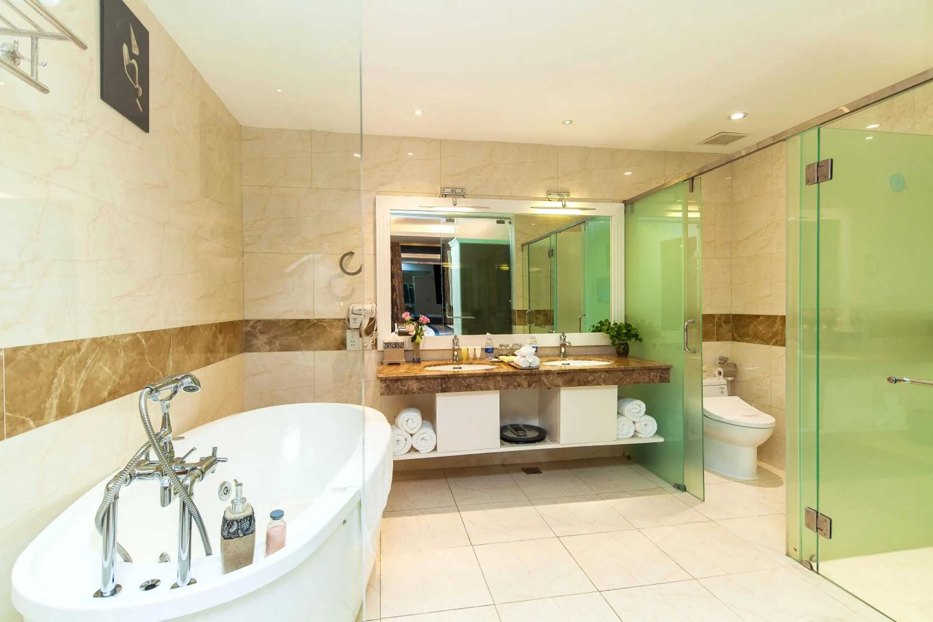 Bathroom in The Mira Hotel