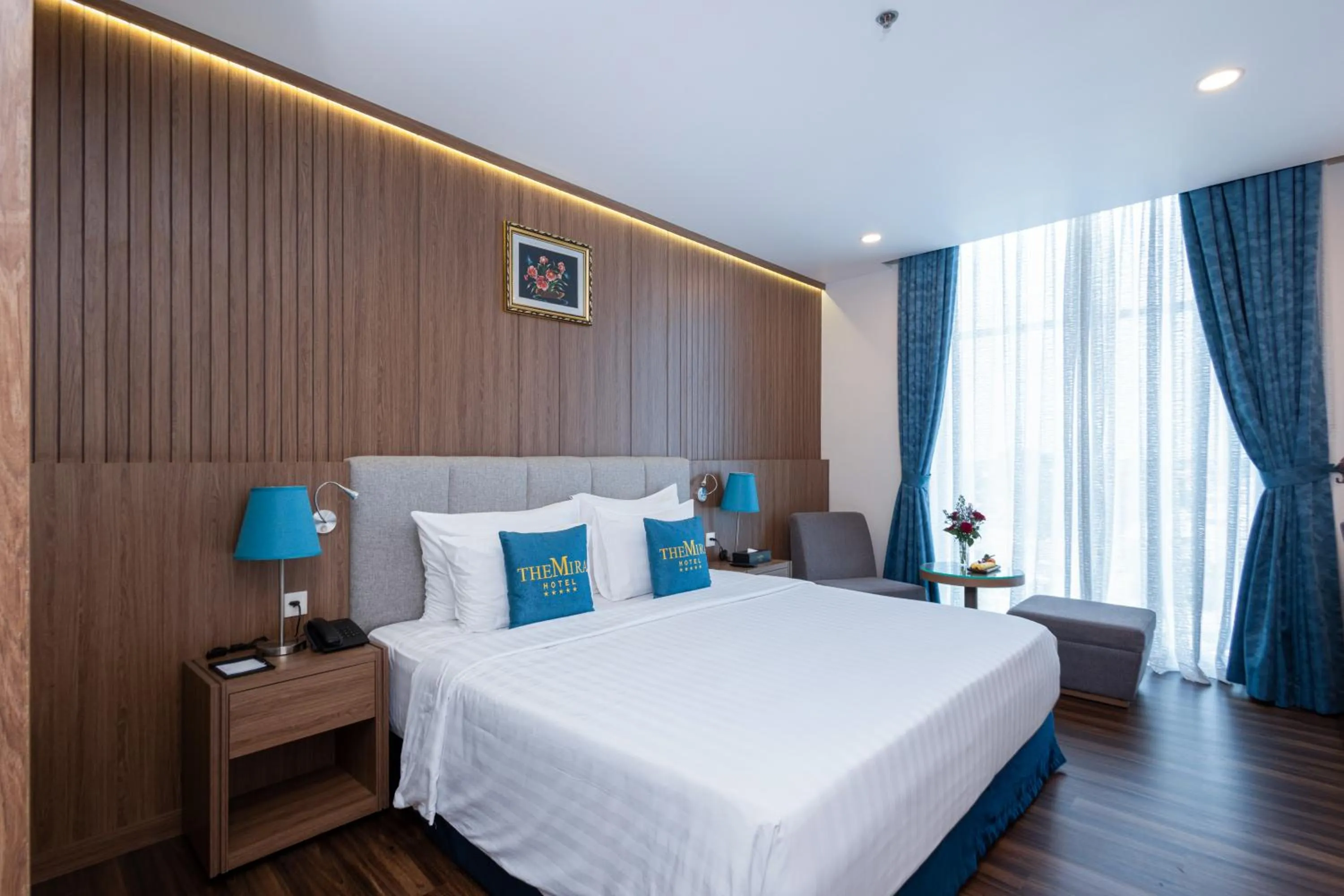 Bed in The Mira Hotel