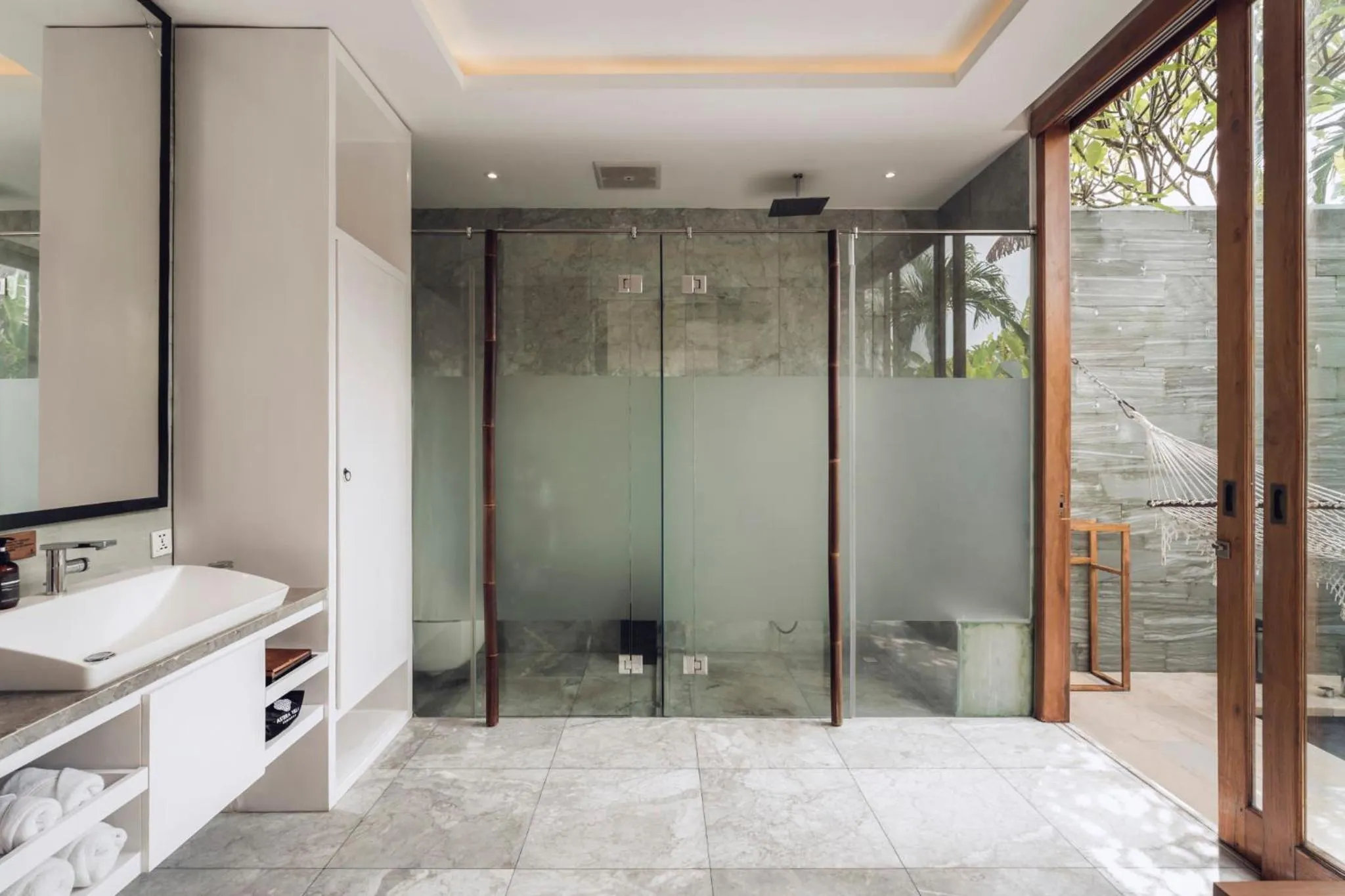 Bathroom in Astera Villa Seminyak by Ini Vie Hospitality