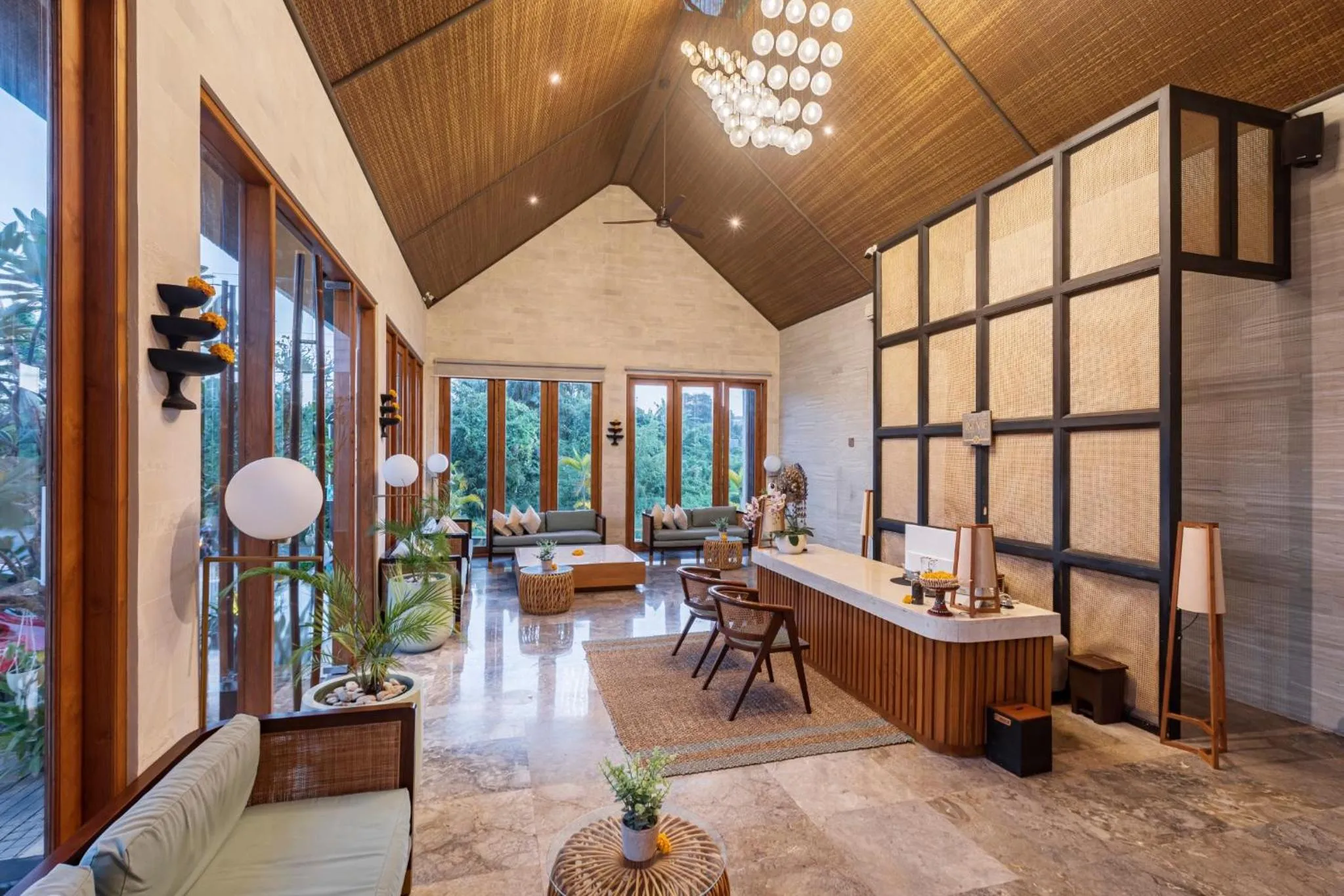 Lobby or reception in Astera Villa Seminyak by Ini Vie Hospitality