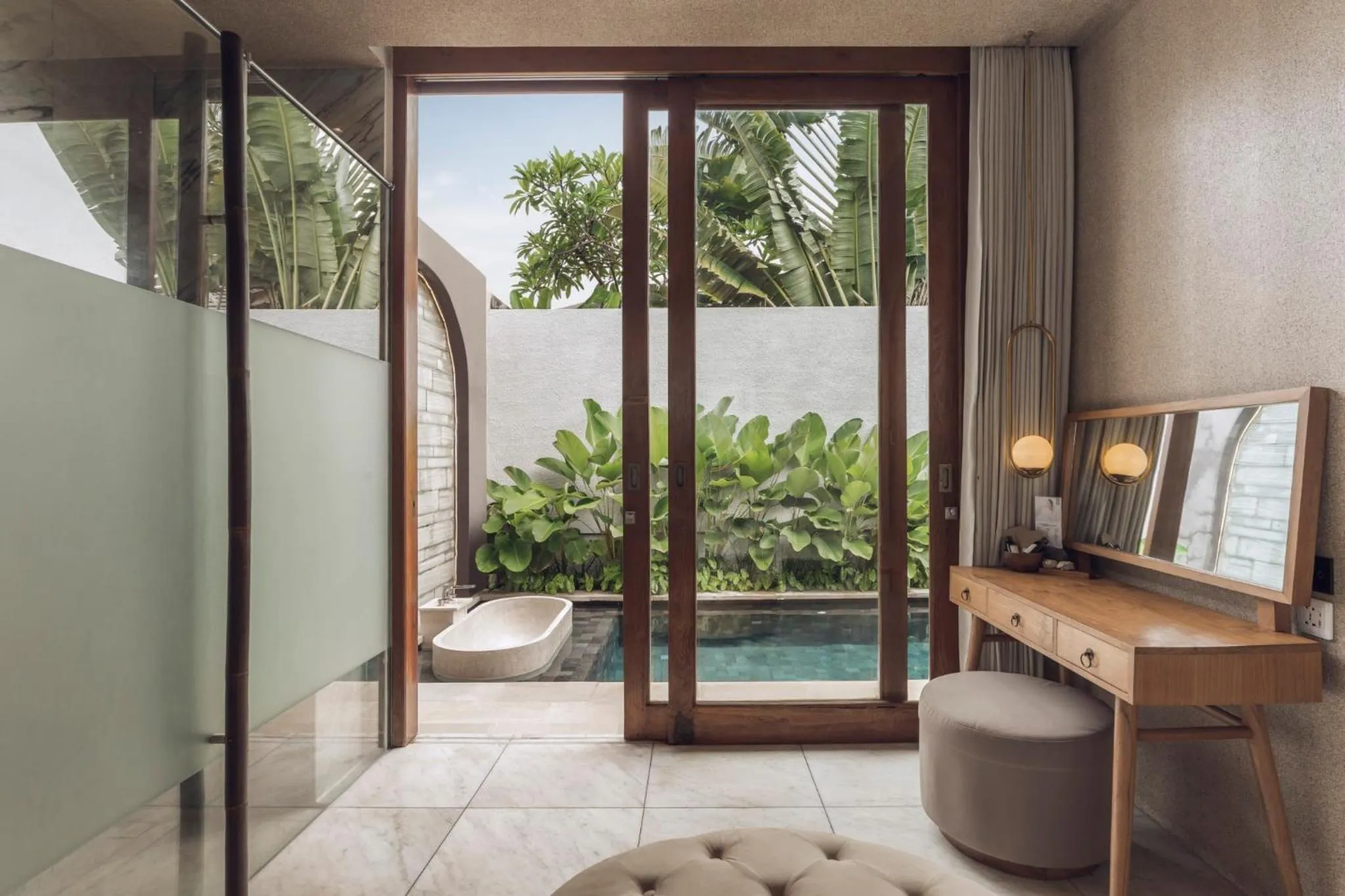 Bath in Astera Villa Seminyak by Ini Vie Hospitality