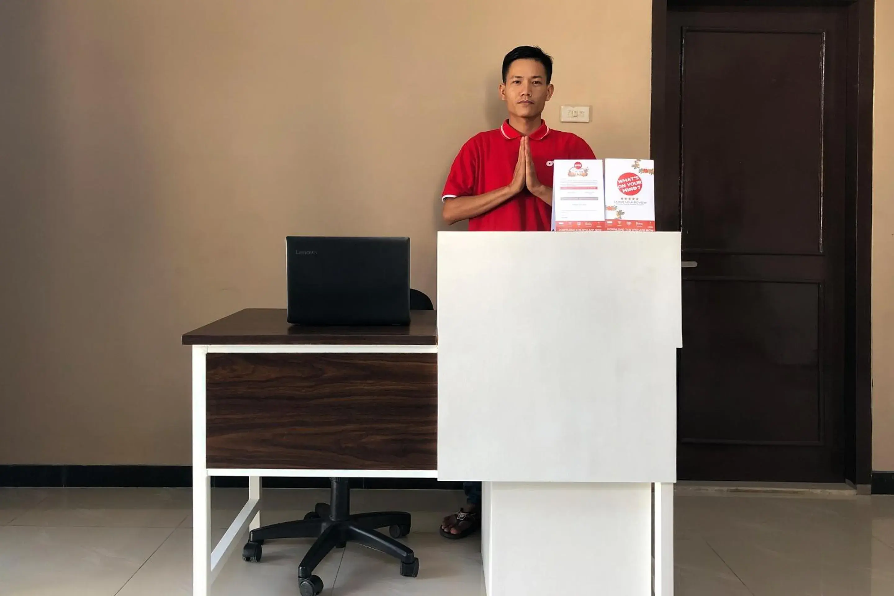 Lobby or reception in Hotel O Wisma Ray Syariah Lobby or reception in Hotel O Wisma Ray Syariah