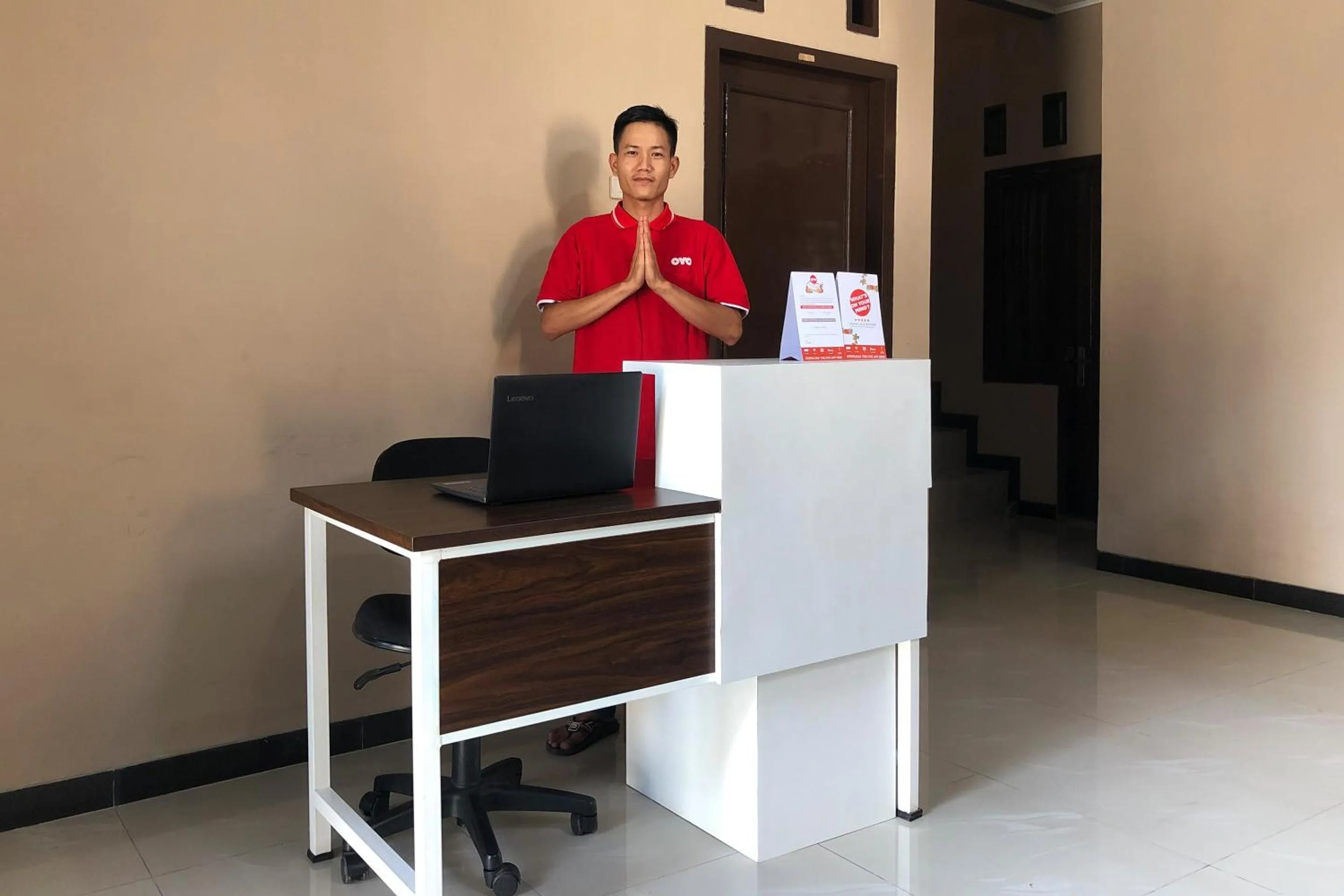 Lobby or reception in Hotel O Wisma Ray Syariah