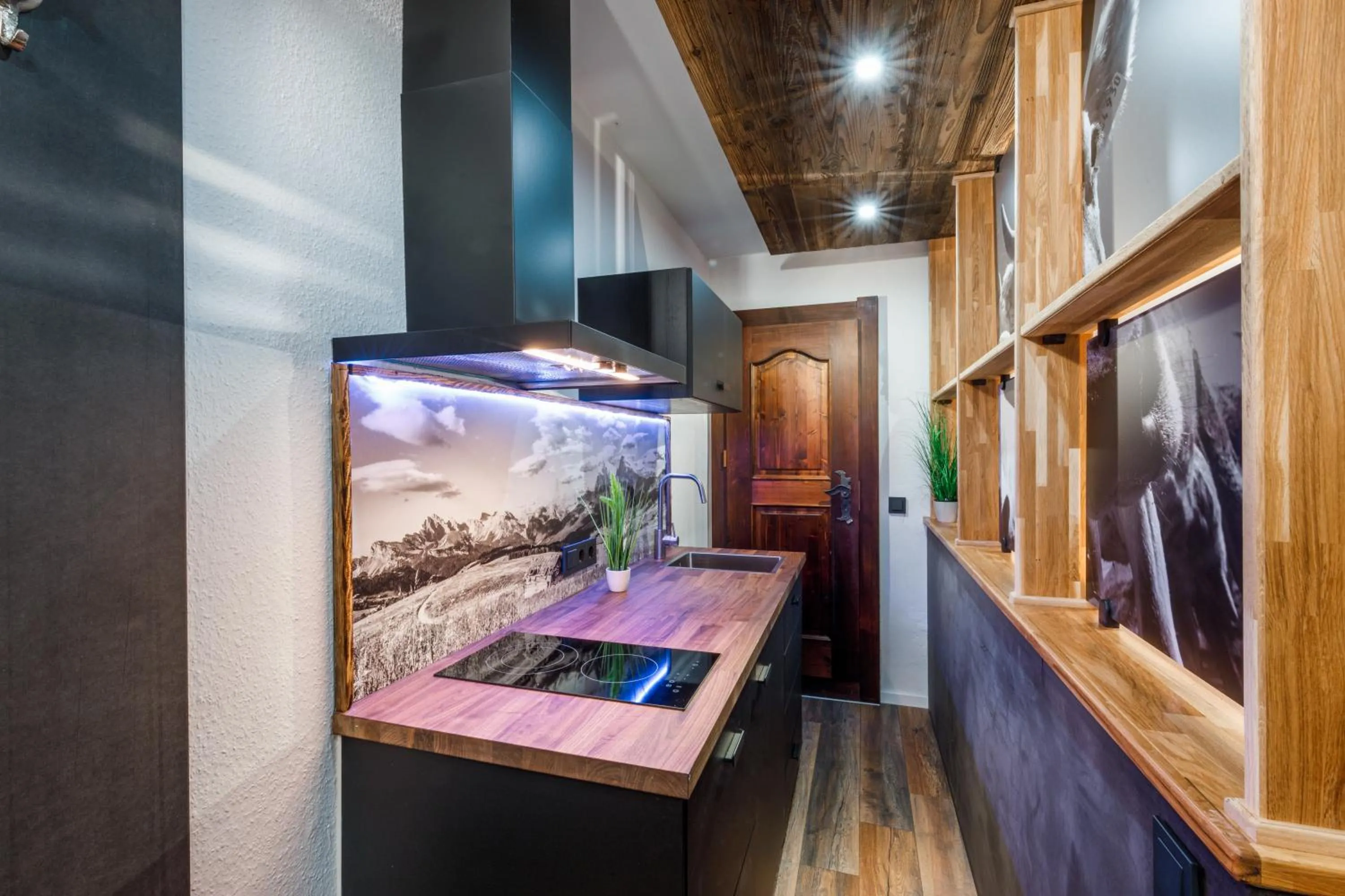 Kitchen or kitchenette in Haus Magnushof