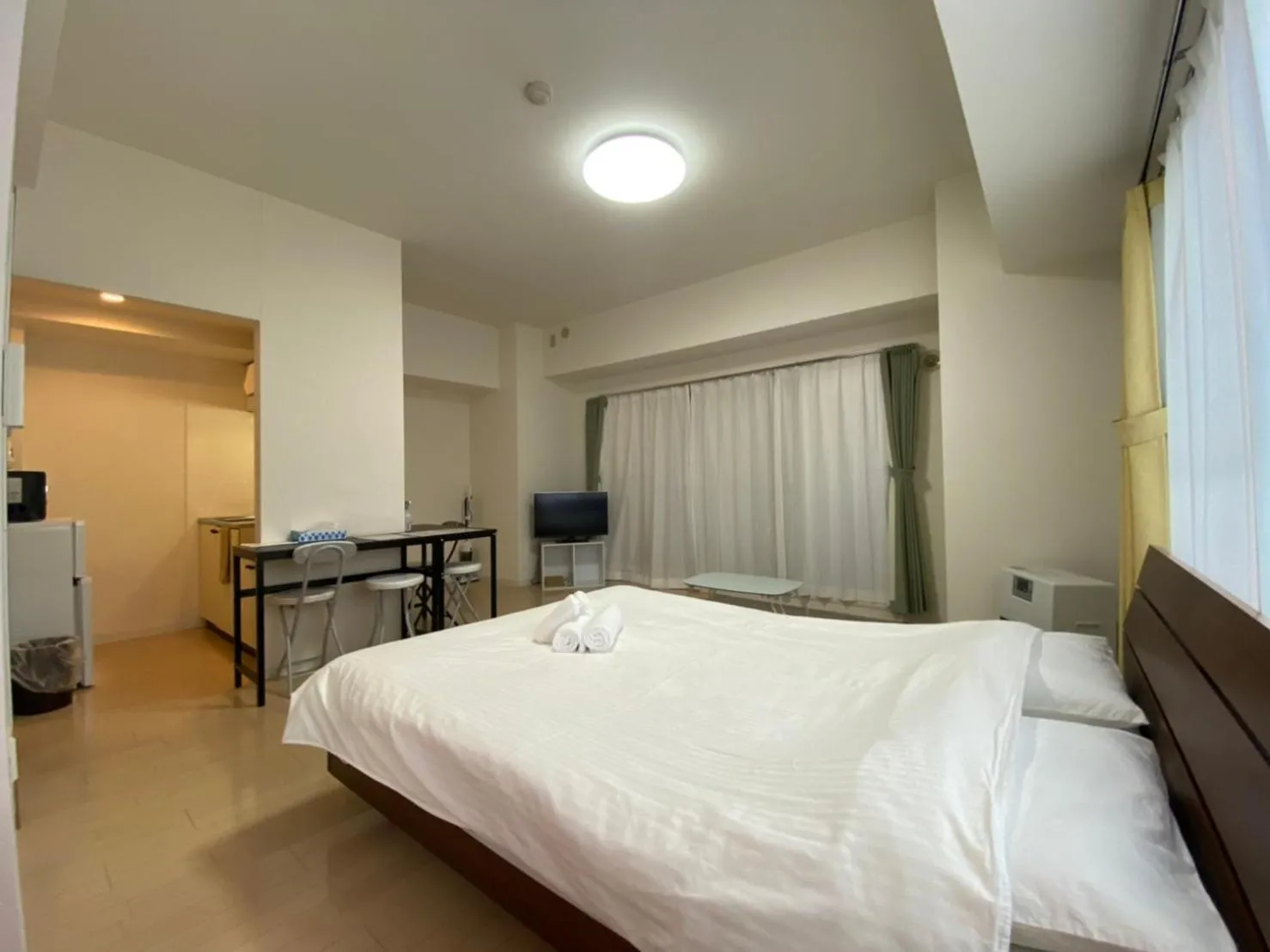 Bed in IK Minami6Jo Residence 301