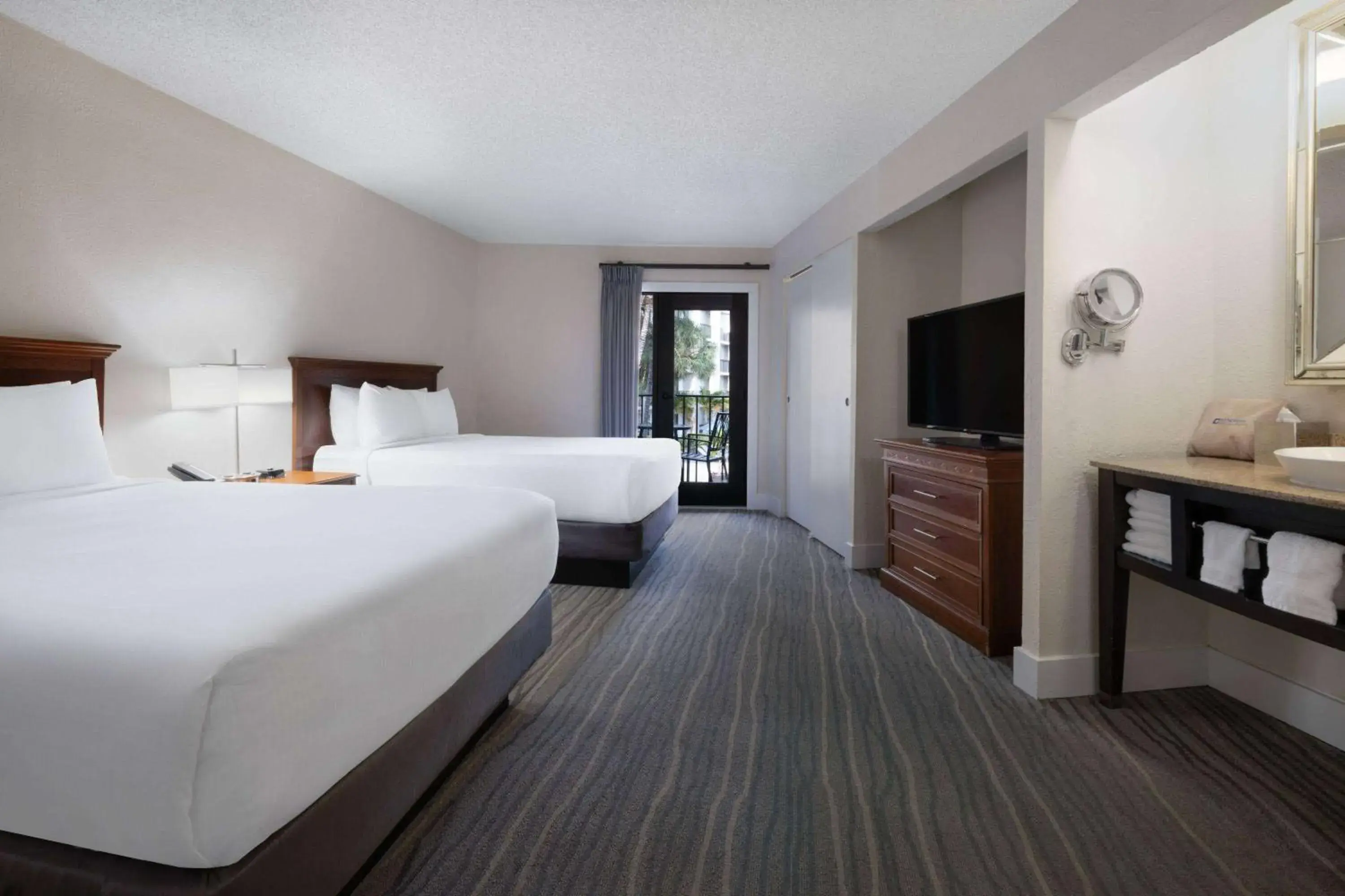 Bed in Wyndham Boca Raton Hotel Bed in Wyndham Boca Raton Hotel